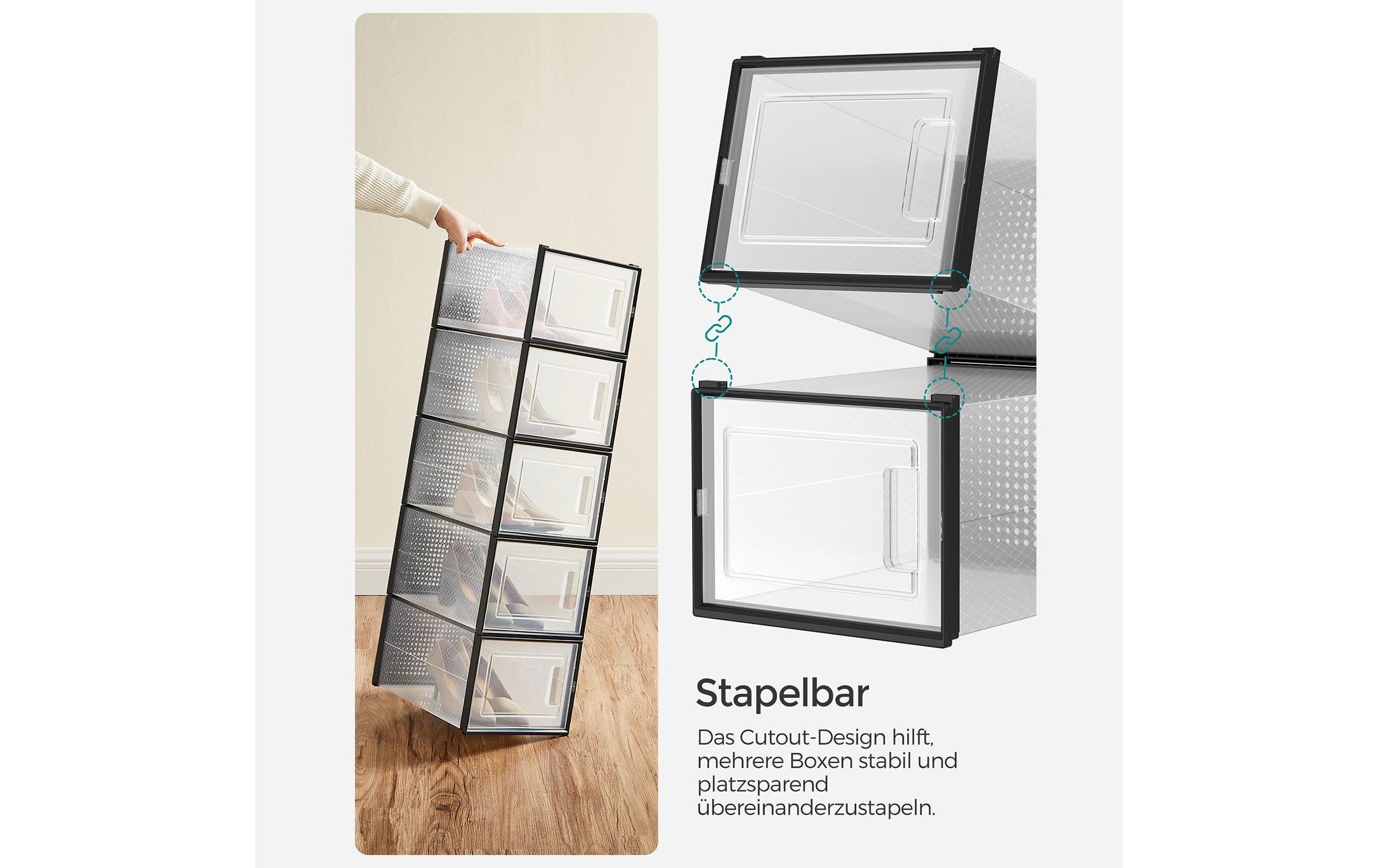 SONGMICS Boîte à chaussures »18er Pack, faltbar«