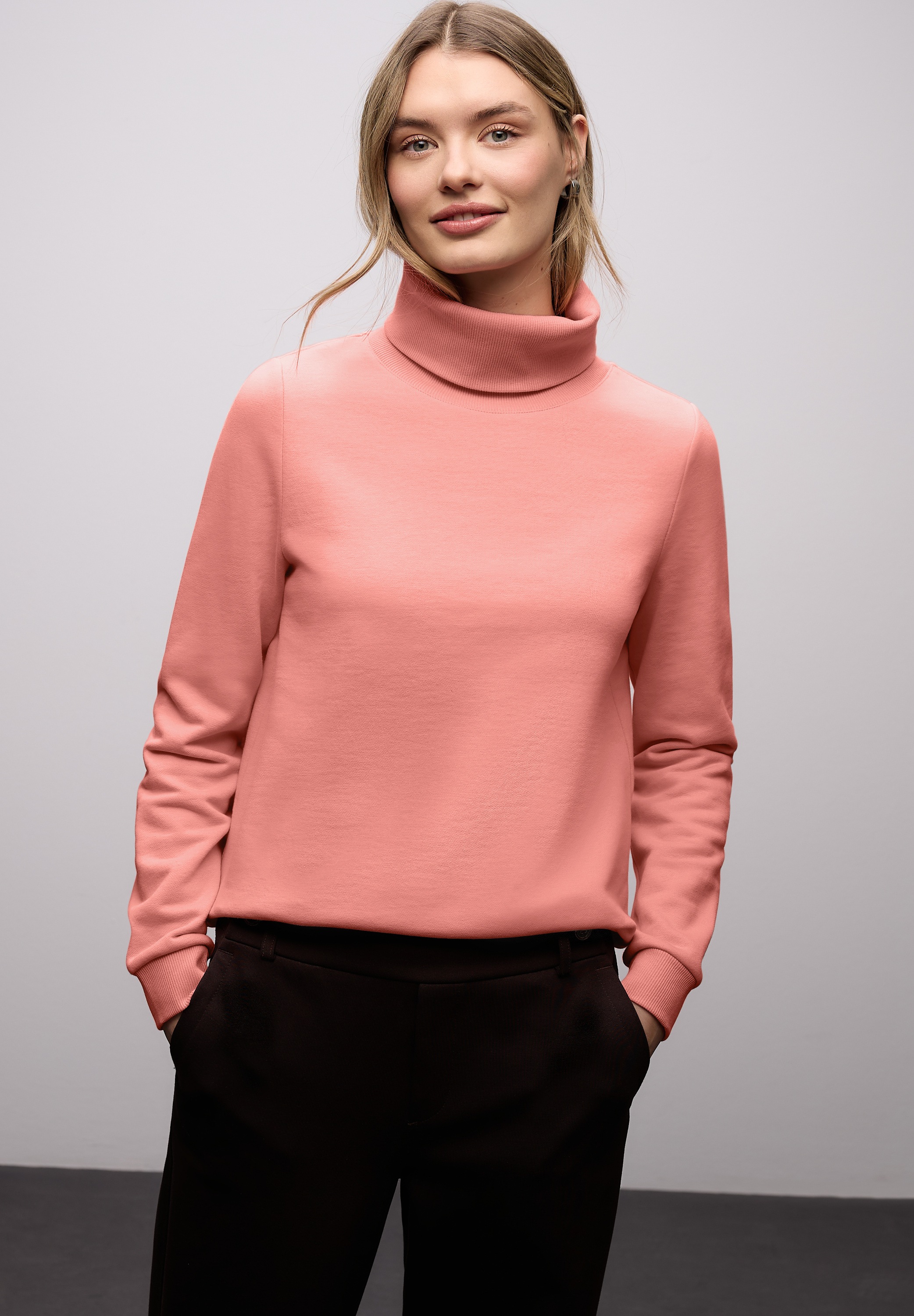 Image of STREET ONE Sweater, mit Stehkragen