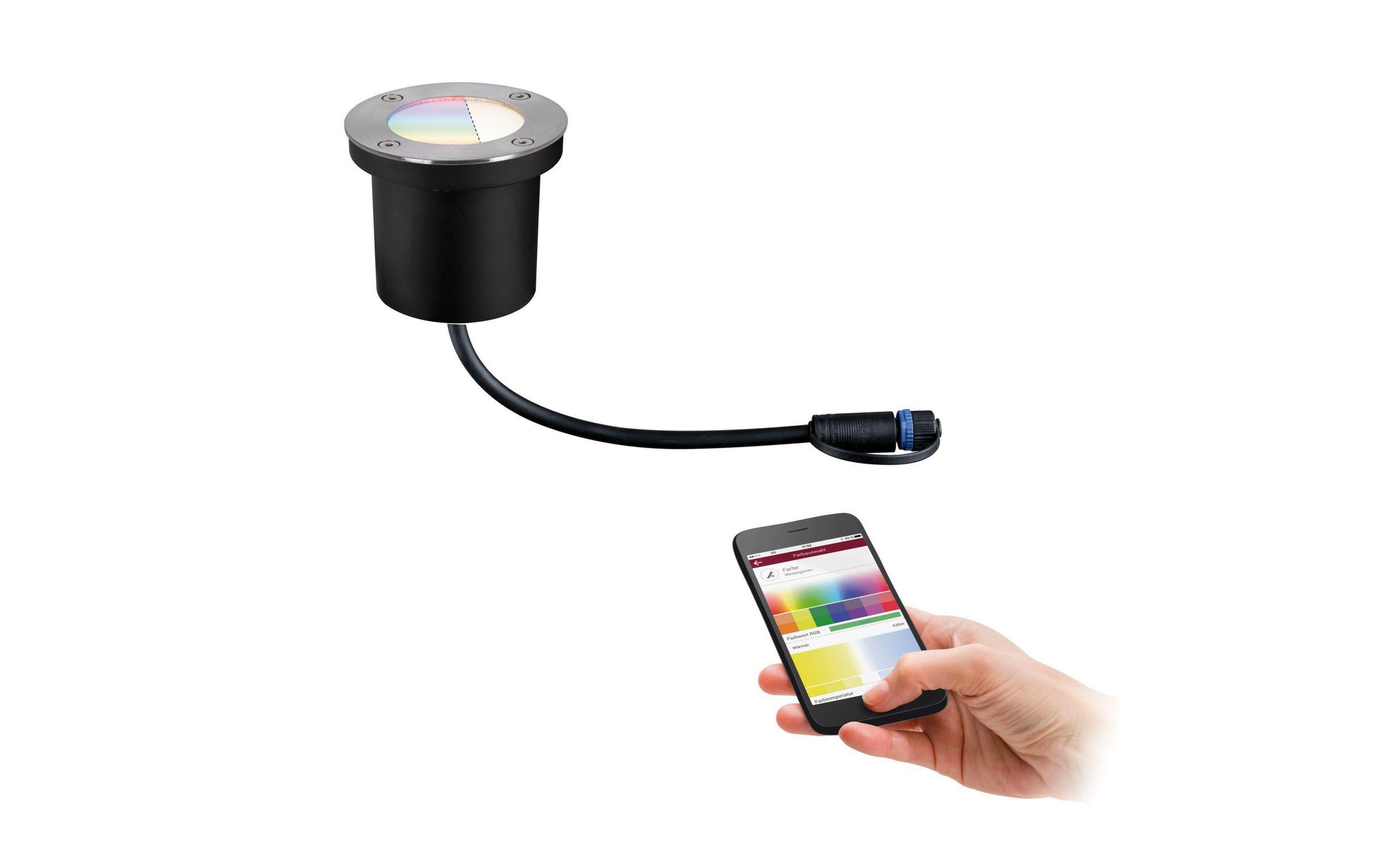 Image of Paulmann Gartenleuchte »Plug & Shine RGBW Boden, ZigBee«, Neutralweiss-Farbwechsler bei Ackermann Versand Schweiz