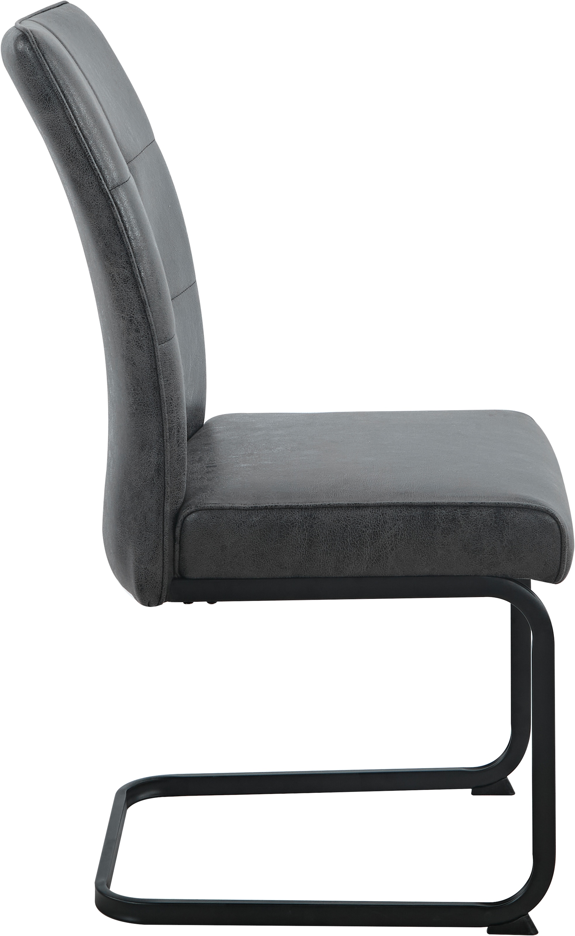 HELA Chaise cantilever »MALTA« (Set) 1 cuisverschiedene Bezüge, Gestell Hochkant, Steppnähte