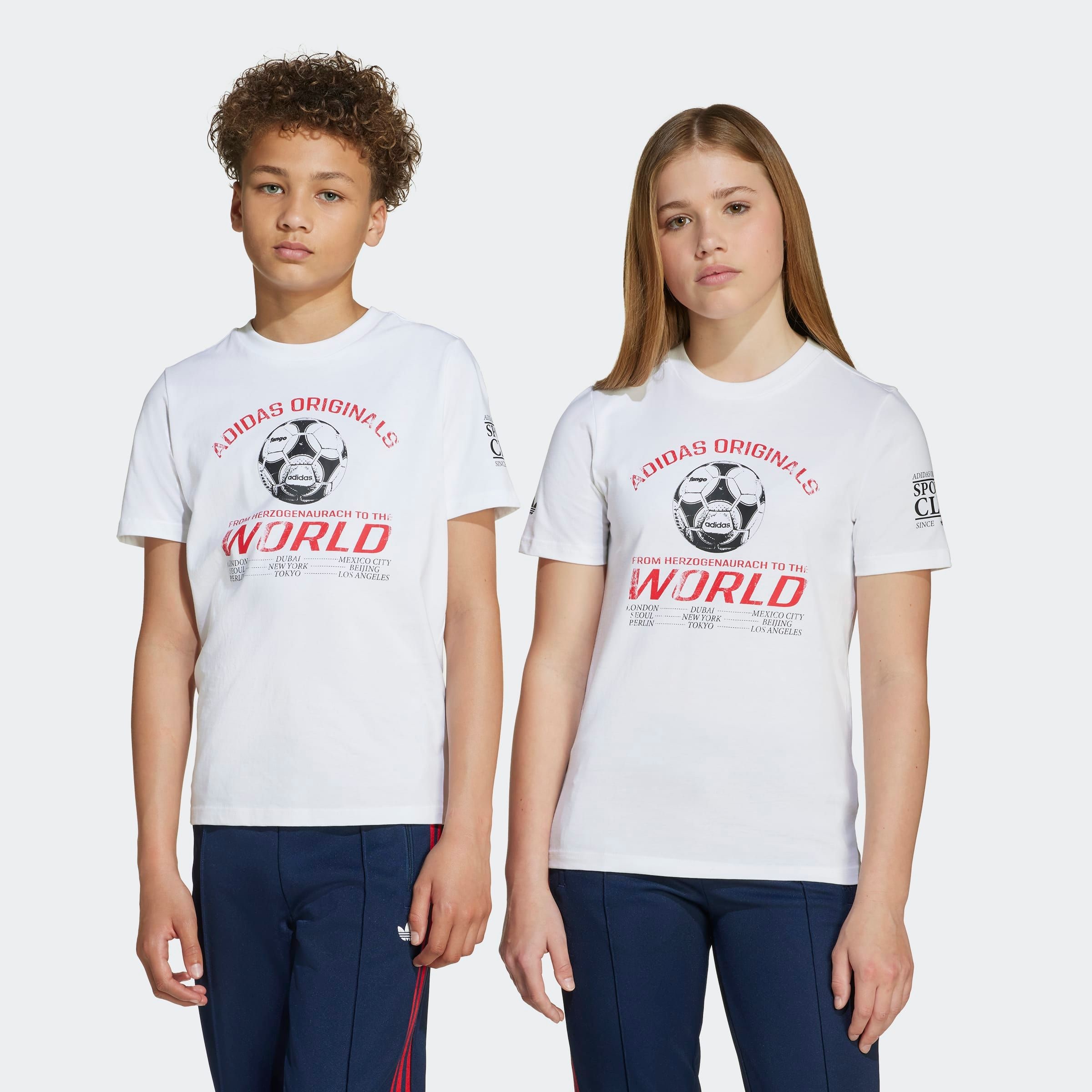 Image of adidas Originals T-Shirt "TEE" für Kinder, Kurzarm, ohne Verschluss, Rundhalsausschnitt