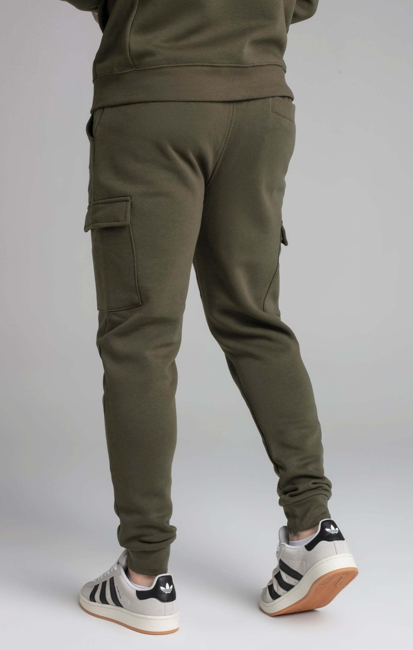 Siksilk Sweatpants »Siksilk Sweatpants Khaki Essential Cargo Jogger«