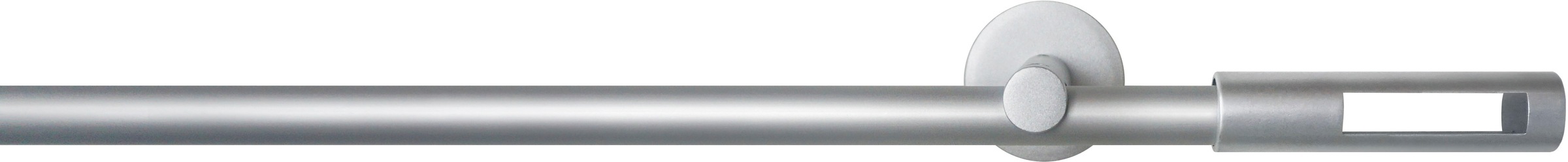 Image of GARESA Gardinenstange »SEFRA«, 2 läufig-läufig, Wunschmasslänge, Vorhanggarnitur,Innenlaufgarnitur, einfache Montage, m. Profilverbinder verlängerbar, Wandmontage, Endknopf Zylinder bei Ackermann Versand Schweiz