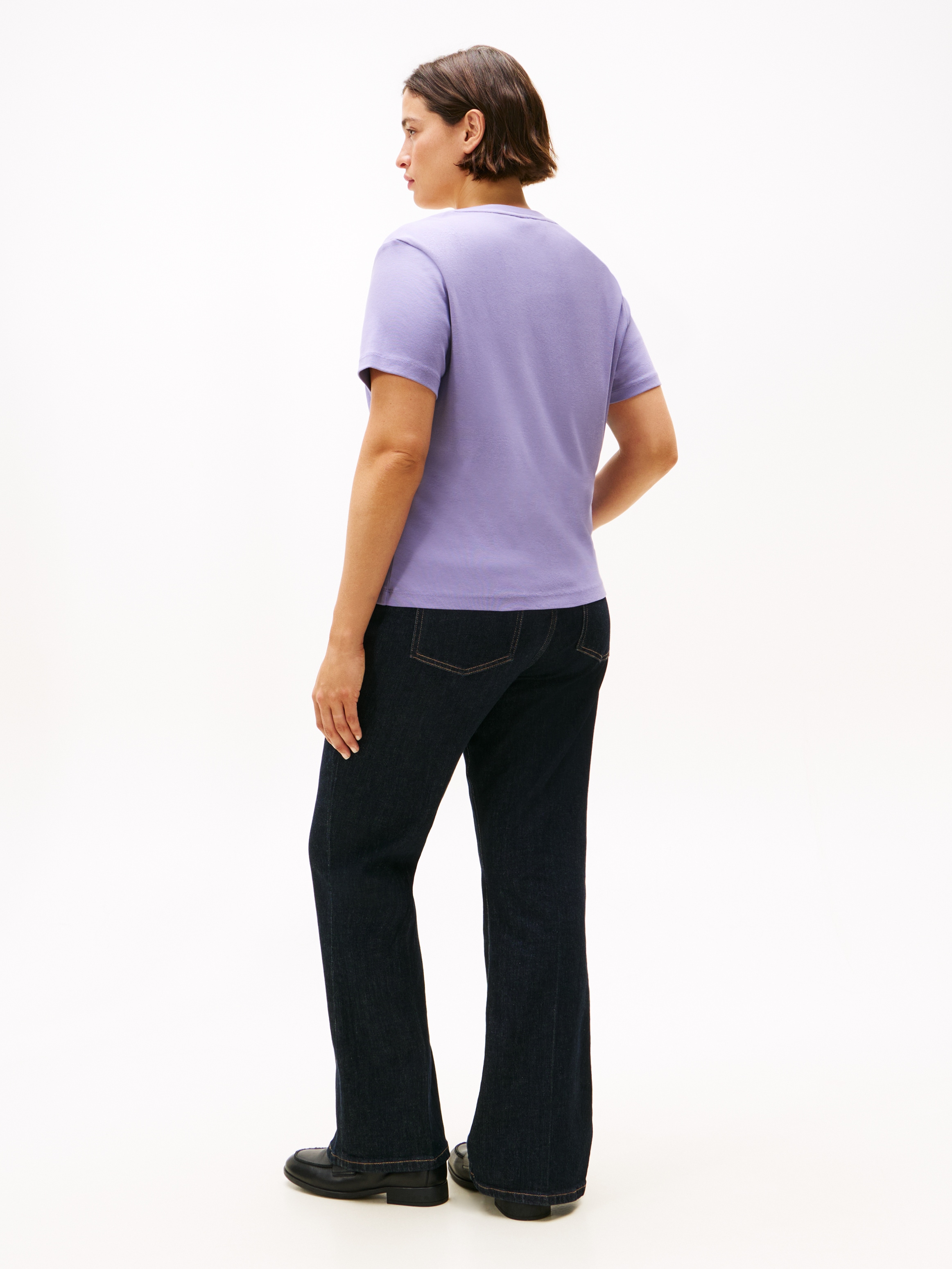 Tommy Hilfiger Curve V-Shirt »CRV SLIM CODY V-NK SS«, in Grossen Grössen