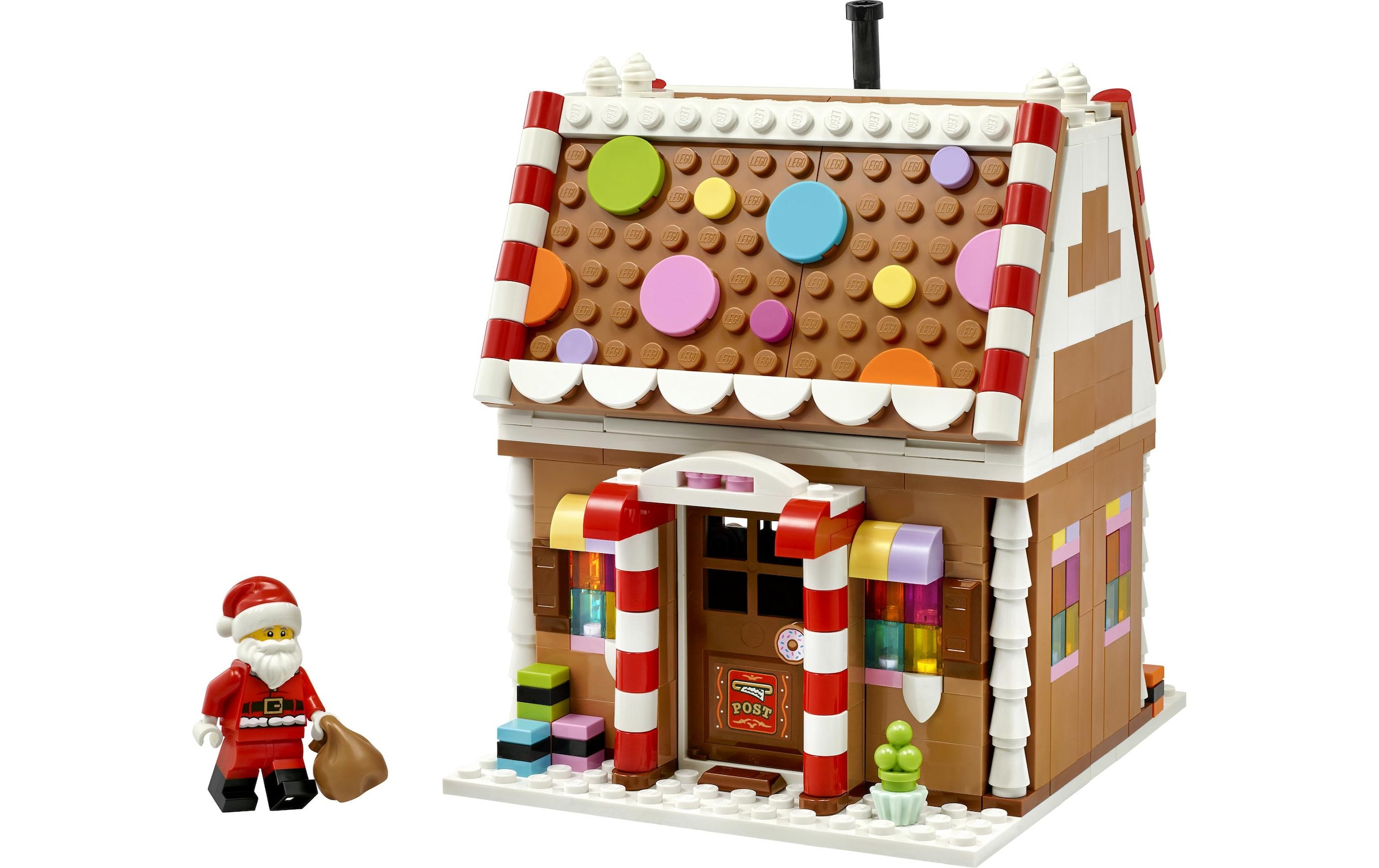 LEGO® Konstruktionsspielsteine »LEGO® Saisonal Weihnachtliches Lebkuchenhaus 40809«