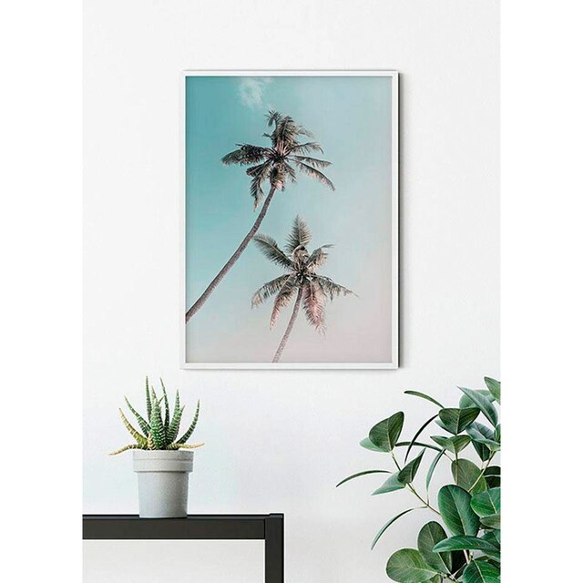 ♕ Komar Poster »Miami Palms«, Pflanzen-Blätter, (Packung, 1 St., Anzahl  Teile 1), Kinderzimmer, Schlafzimmer, Wohnzimmer versandkostenfrei auf