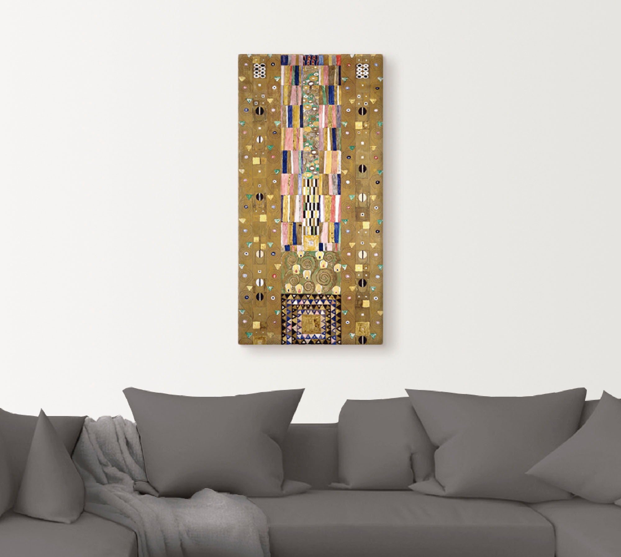 Artland Wandbild »Werkvorlage zum Stocletfries. Schmalwand«, Muster, (1 St.), als Leinwandbild, Poster, Wandaufkleber in verschied. Grössen