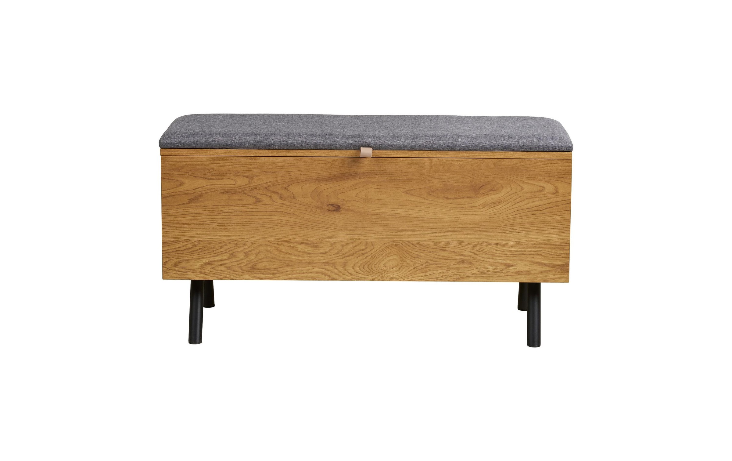 House Nordic Sitzbank »Barco Bench mit Stauraum 33 x 92 x 48 cm« Sitzbank im Eichenlook