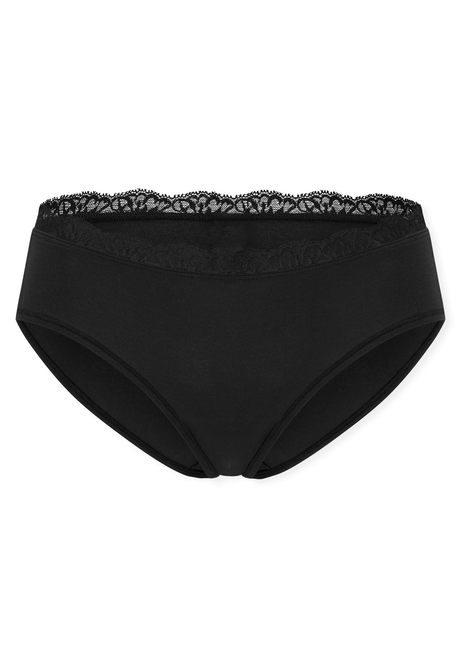 Schiesser Slip rio »Unique Cotton« avec ceinture en fine dentelle