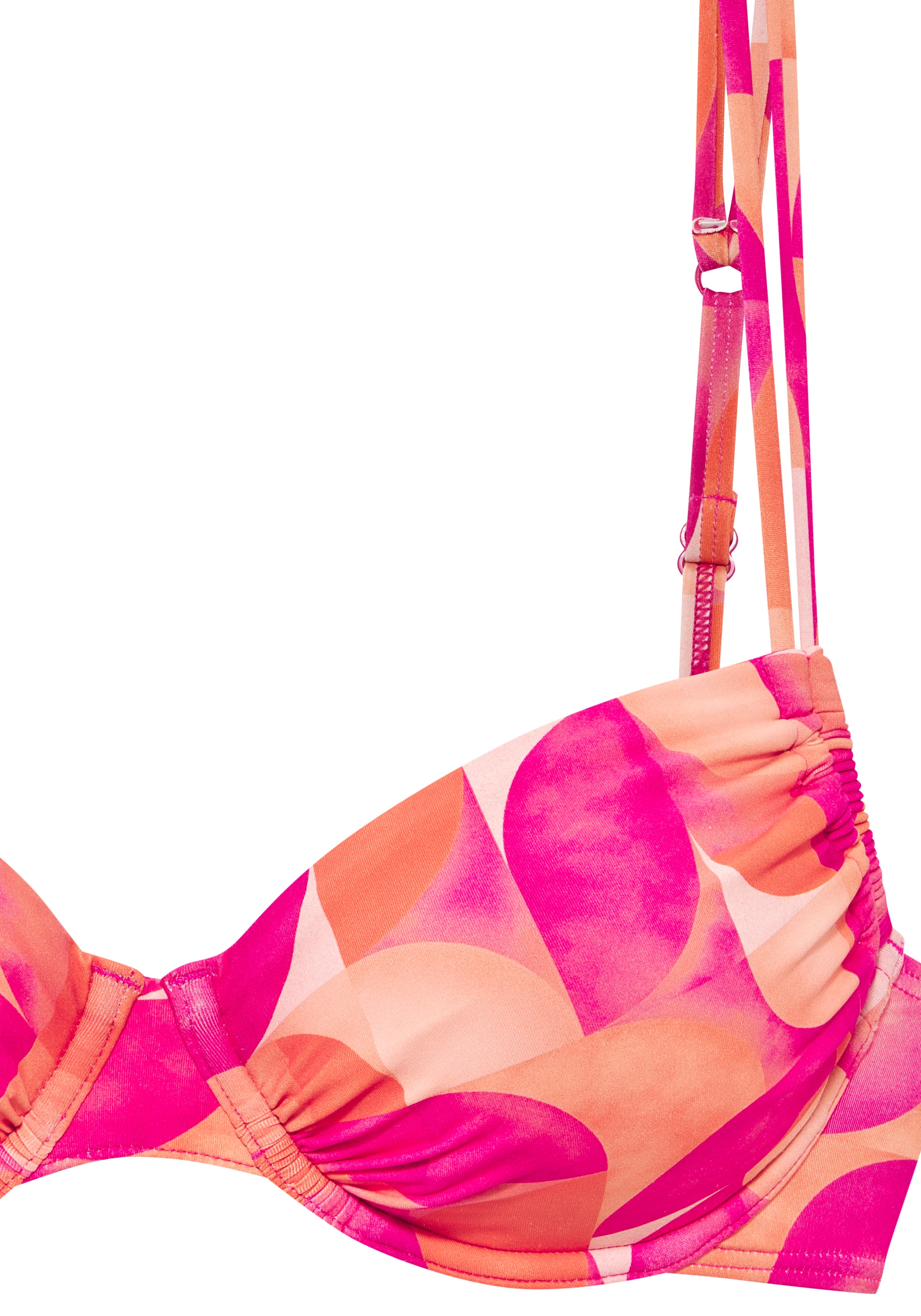 LASCANA Haut de bikini à armatures »Tilly« avec impression all-over moderne