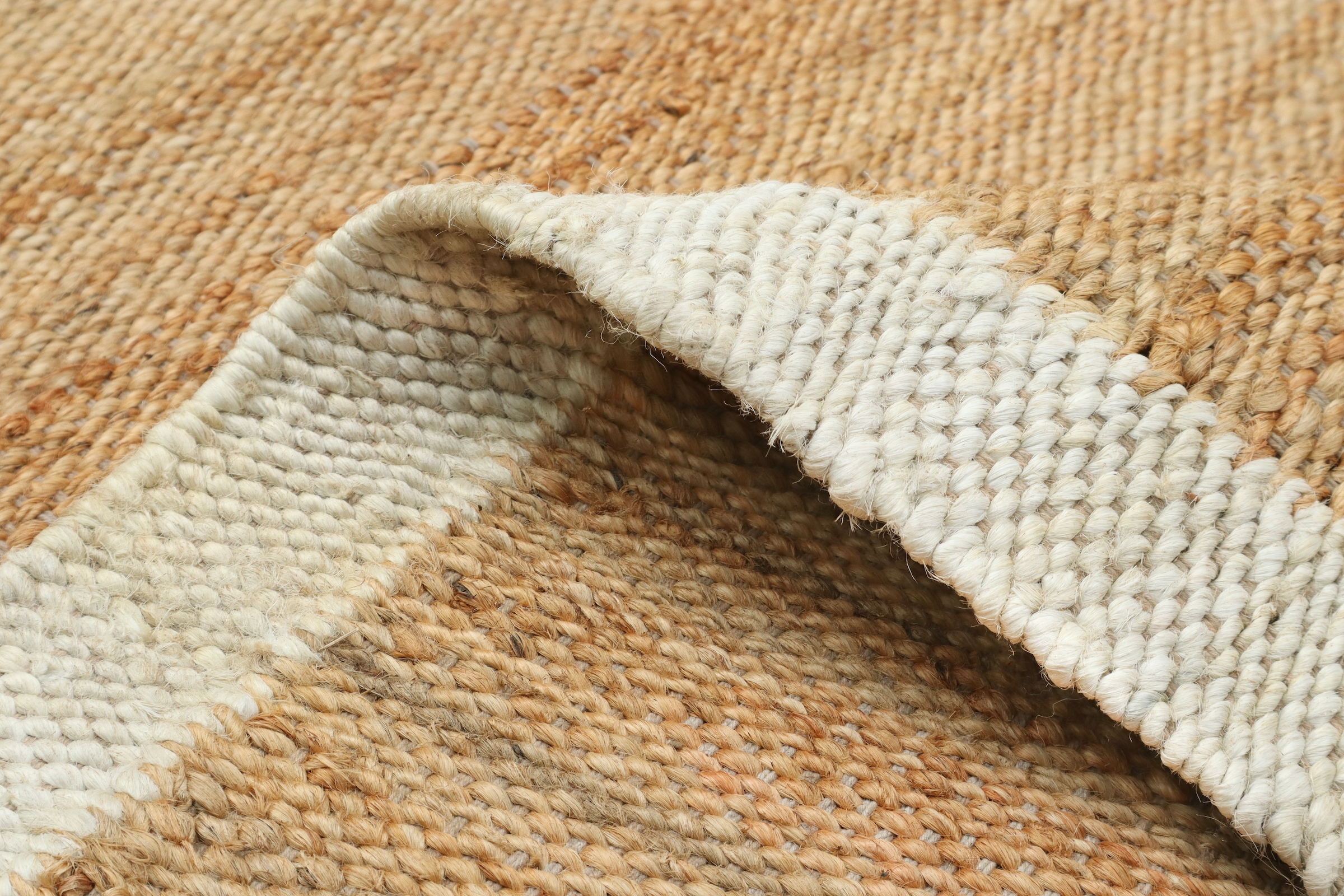 LeGer Home by Lena Gercke Teppich »Lenia, handgewebt, Jute« rechteckig 10 mm Höhe mit Fransen, Teppich, Wohnzimmer, Schlafzimmer, Esszimmer