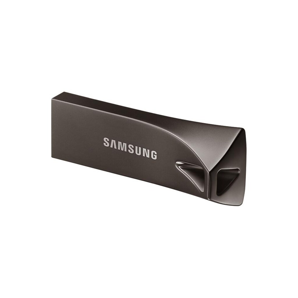 Samsung Mini-USB-Stick »Bar Plus Titan Grau 64 GB«, (USB 3.1 Lesegeschwindigkeit 200 MB/s)