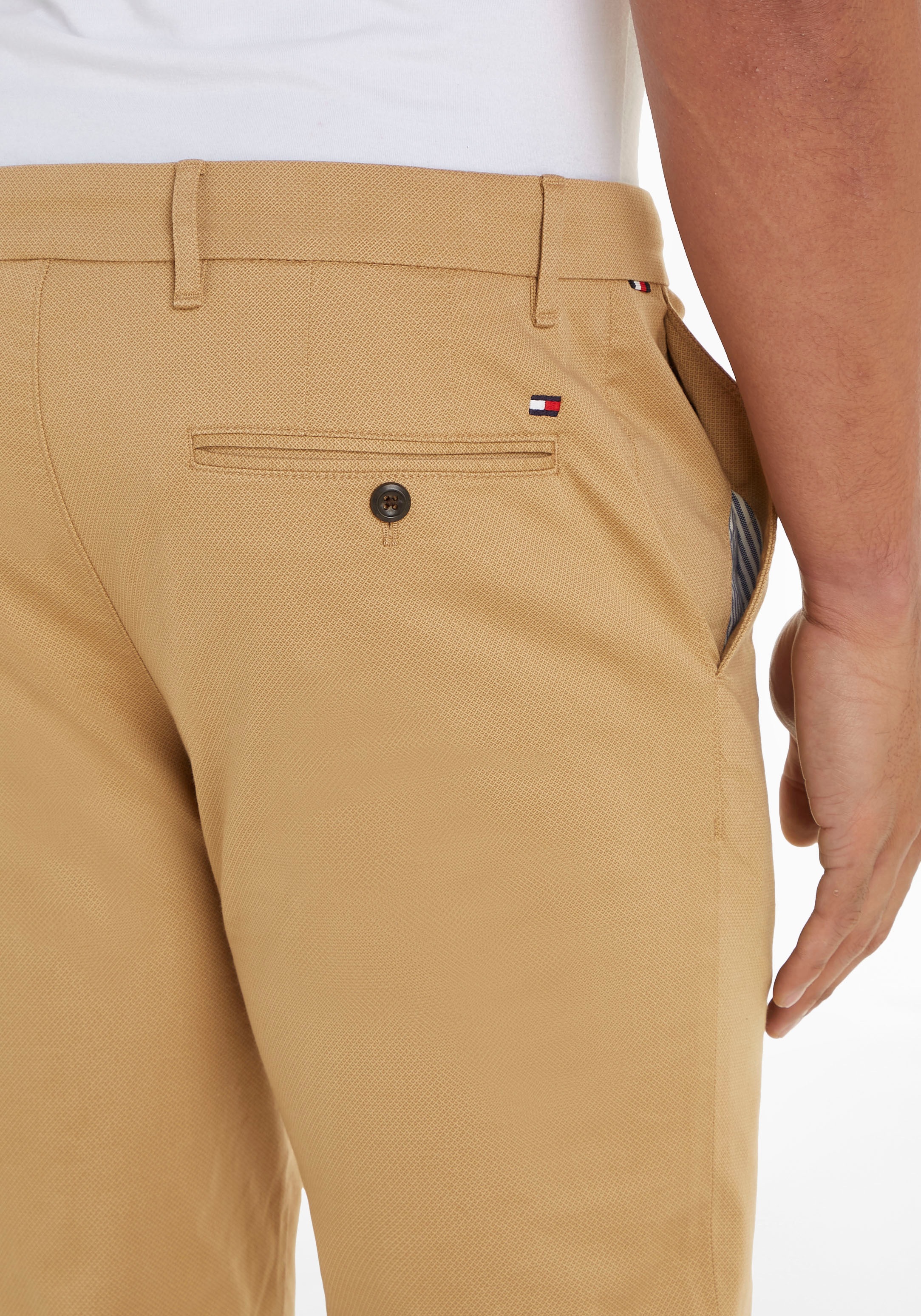 Tommy Hilfiger Chinohose »CHINO DENTON PRINTED STRUCTURE«