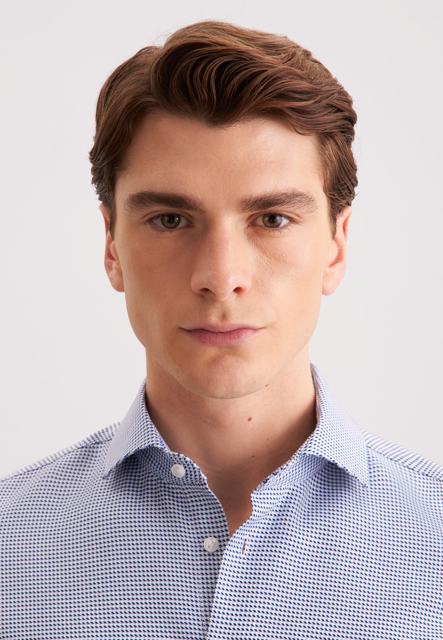 seidensticker Businesshemd »Schwarze Rose« X-Slim 1/1 Kentkragen Pepita