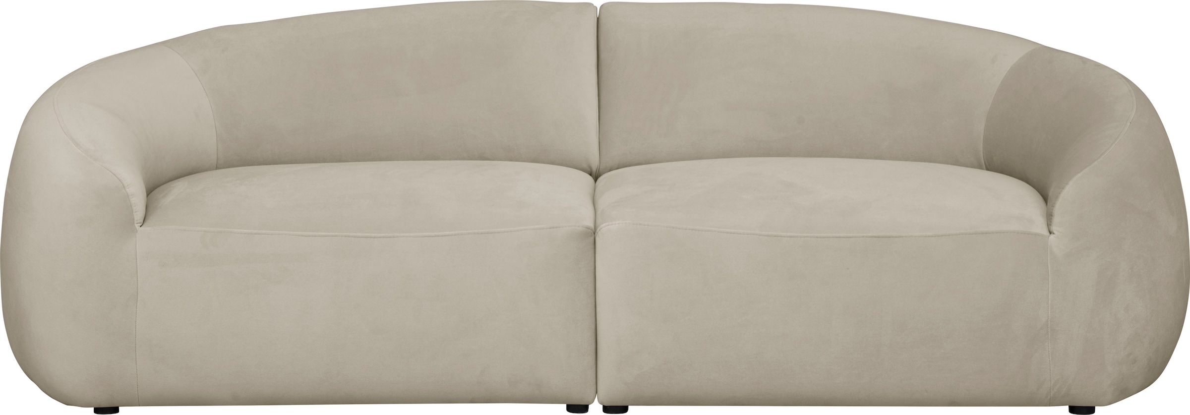 LeGer Home by Lena Gercke Big-Sofa »YANI, Designersofa, organische Form, Masse B/T/H: 240/64/81 cm«, mit Wellenunterfederung, auch in Bouclé, passend zur Serie