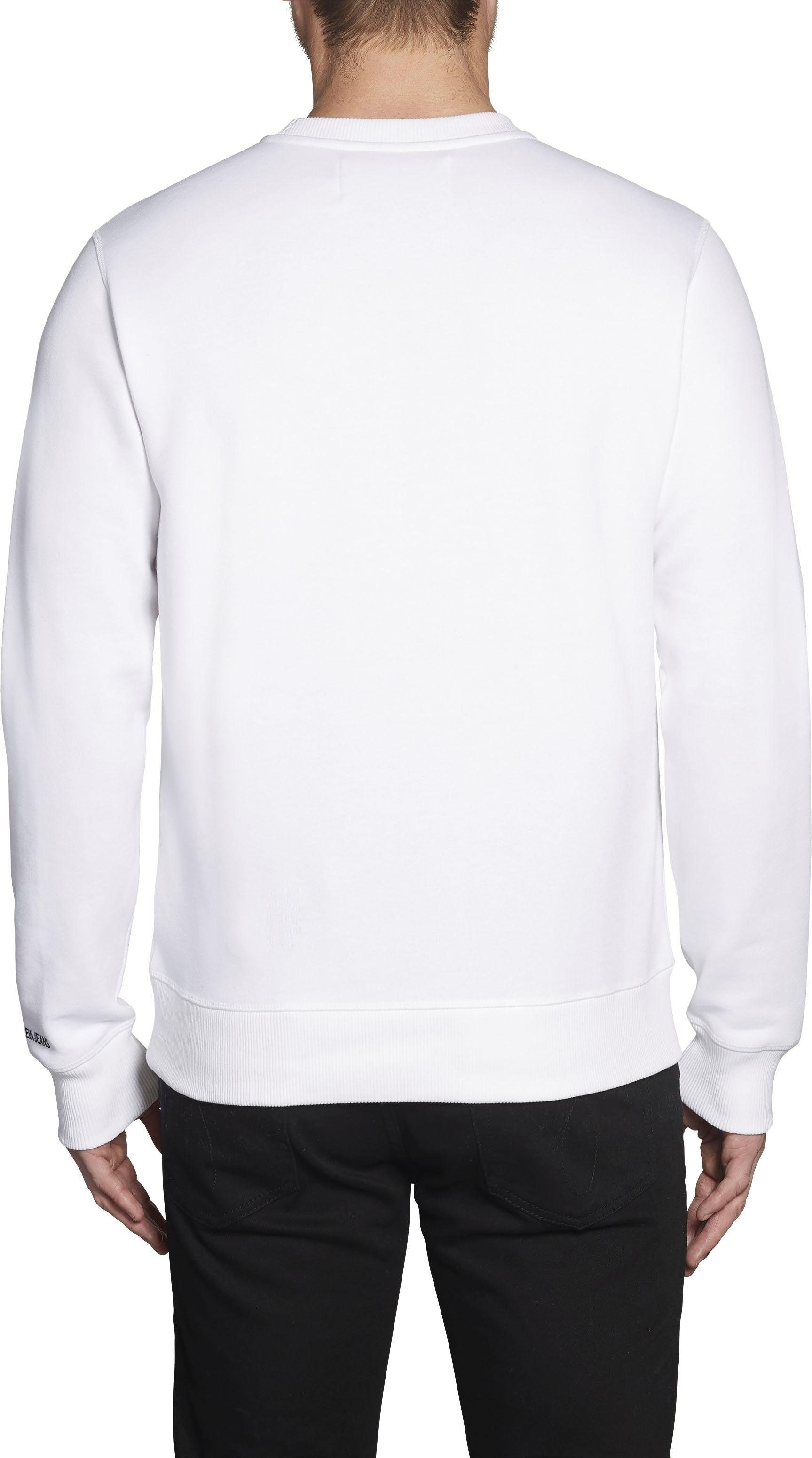 Calvin Klein Jeans Sweatshirt »CK ESSENTIAL REG CN«, mit Logoschriftzug auf dem Arm