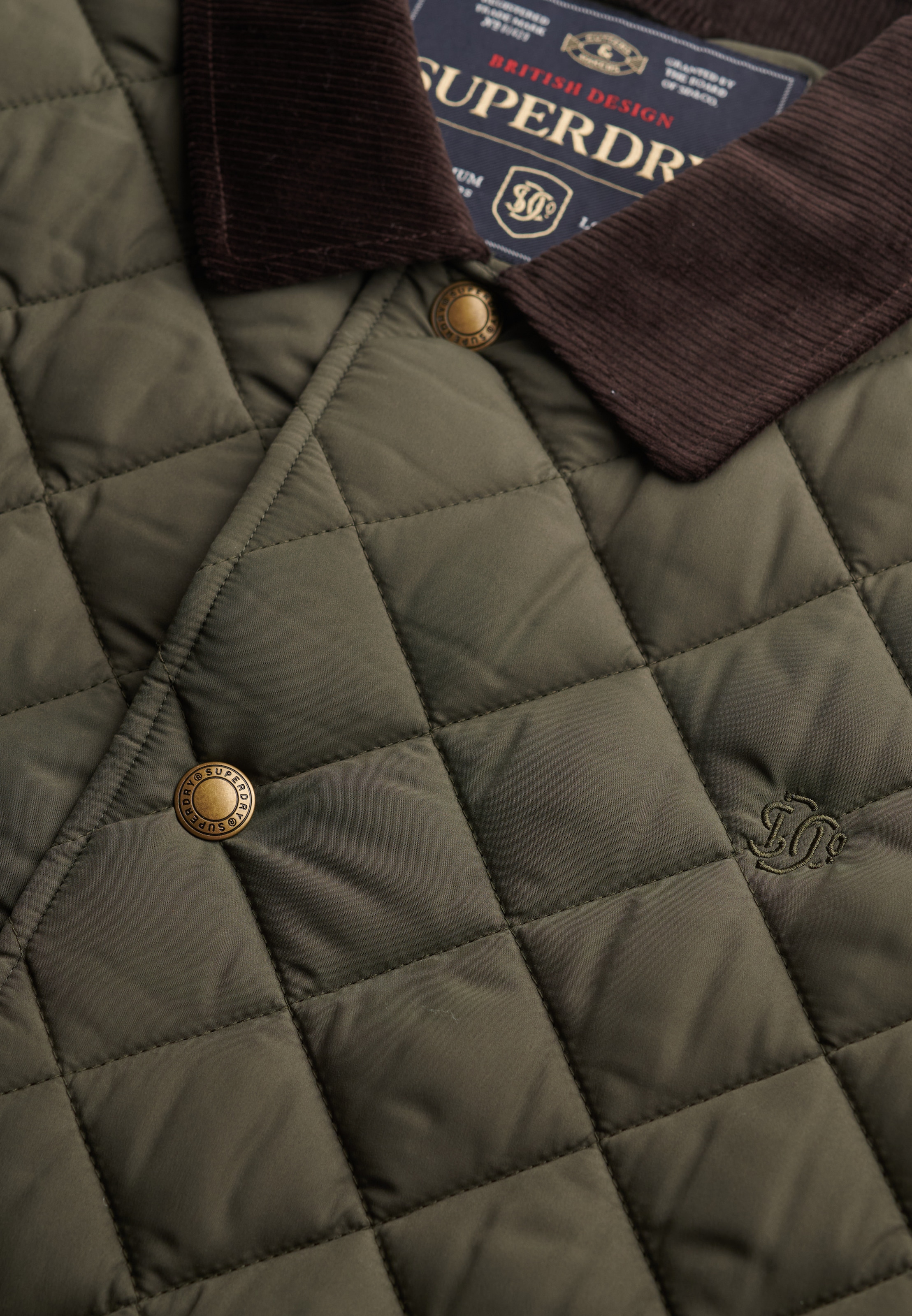 Superdry Veste matelassée »QUILTED ESTATE COACH JACKET« fibre synthétique, coupe régulière