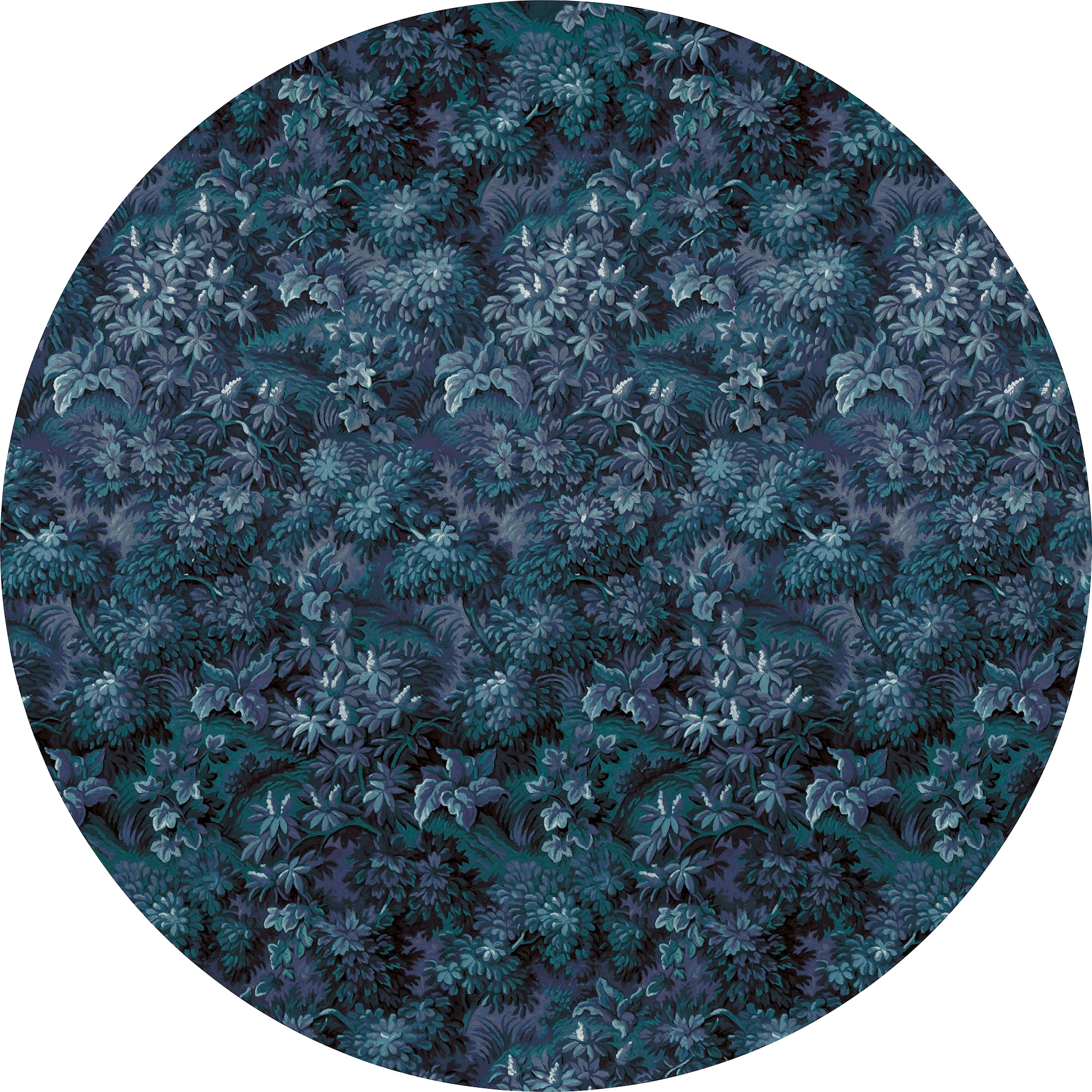 Image of Komar Vliestapete "Vlies selbstklebend - Azul - Grösse 125 x 125 cm" bedruckt glatt Wohnzimmer, Schlafzimmer