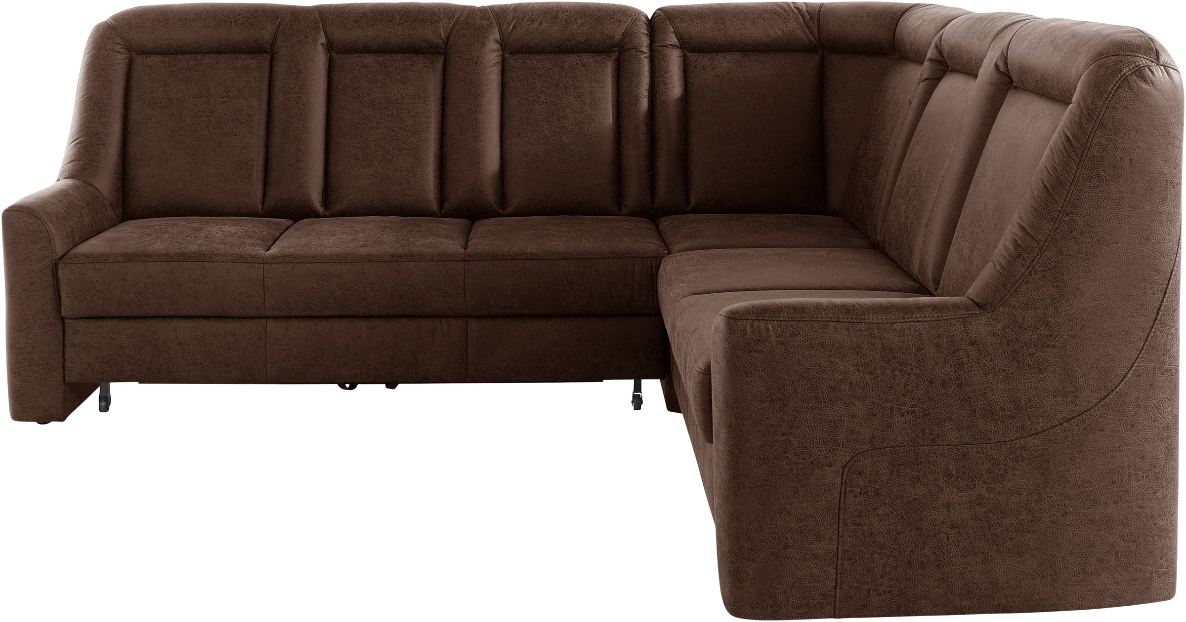 sit&more Ecksofa »Melissa L-Form«, klassisches Polsterprogramm, wahlweise Bettfunktion und Schubkasten