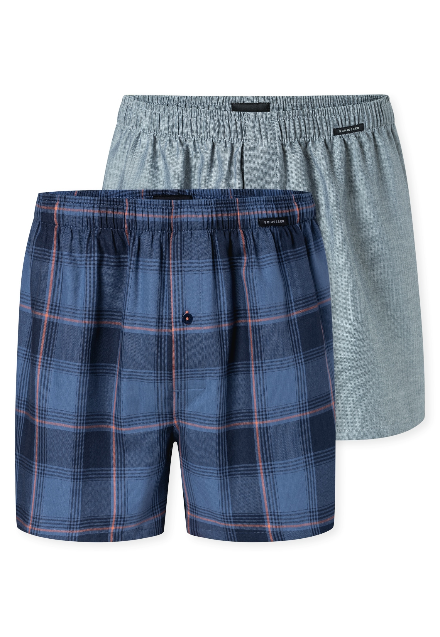 Image of Schiesser Weiter Boxer "Boxershorts Multipack" Eingriff mit Knopf, elastischer Bund, lockere Passform