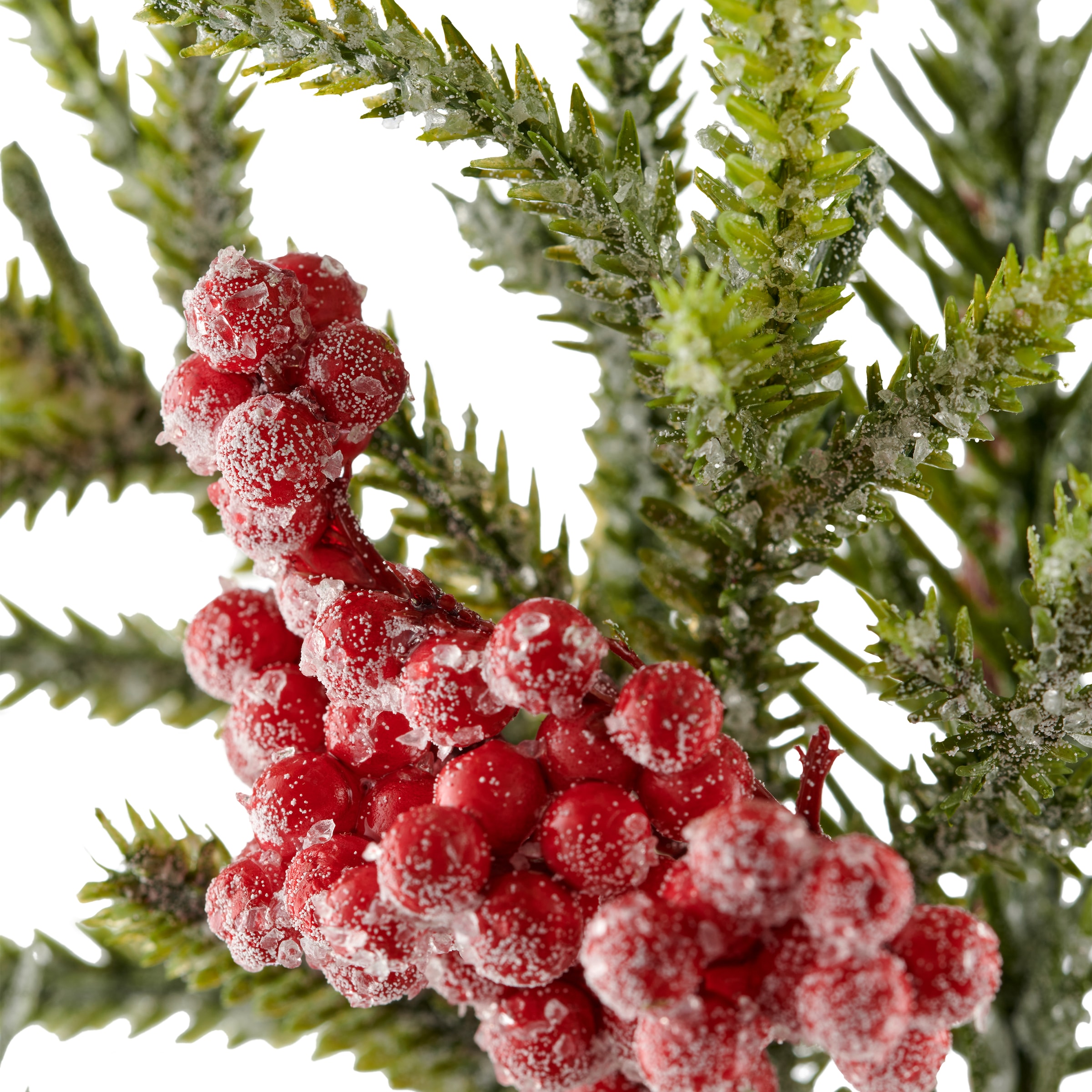 Creativ green Kunstzweig »Tannenzweig« mit Frost-Optik