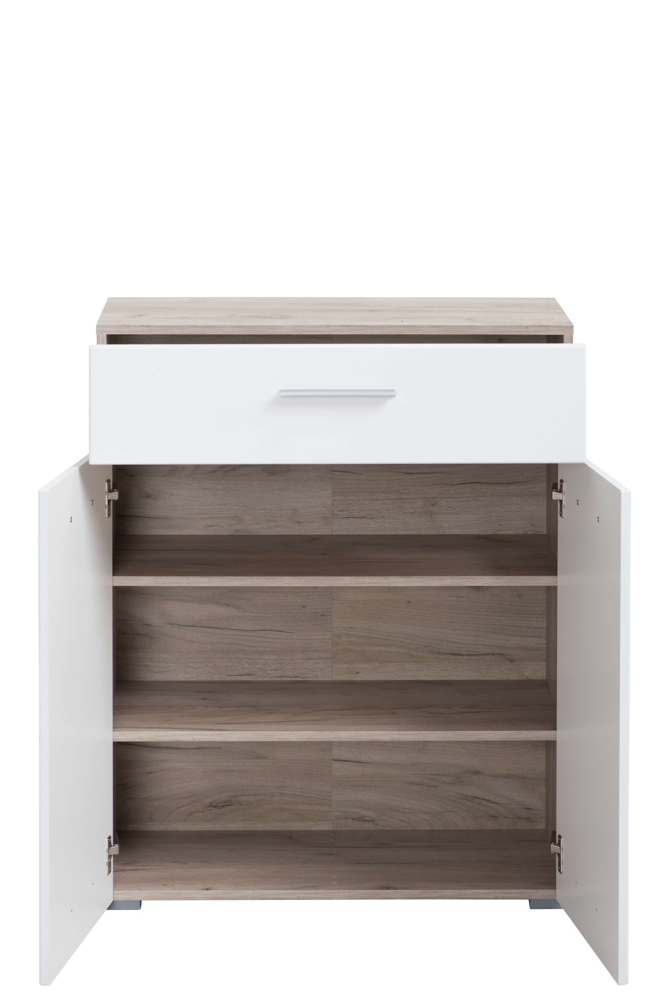 Home affaire Schuhschrank »Beny, Schuhkommode, Schuhregal, mit einer Schublade, Höhe 98 cm« Hochglanzfronten, 2 Türen, Breite 79 cm