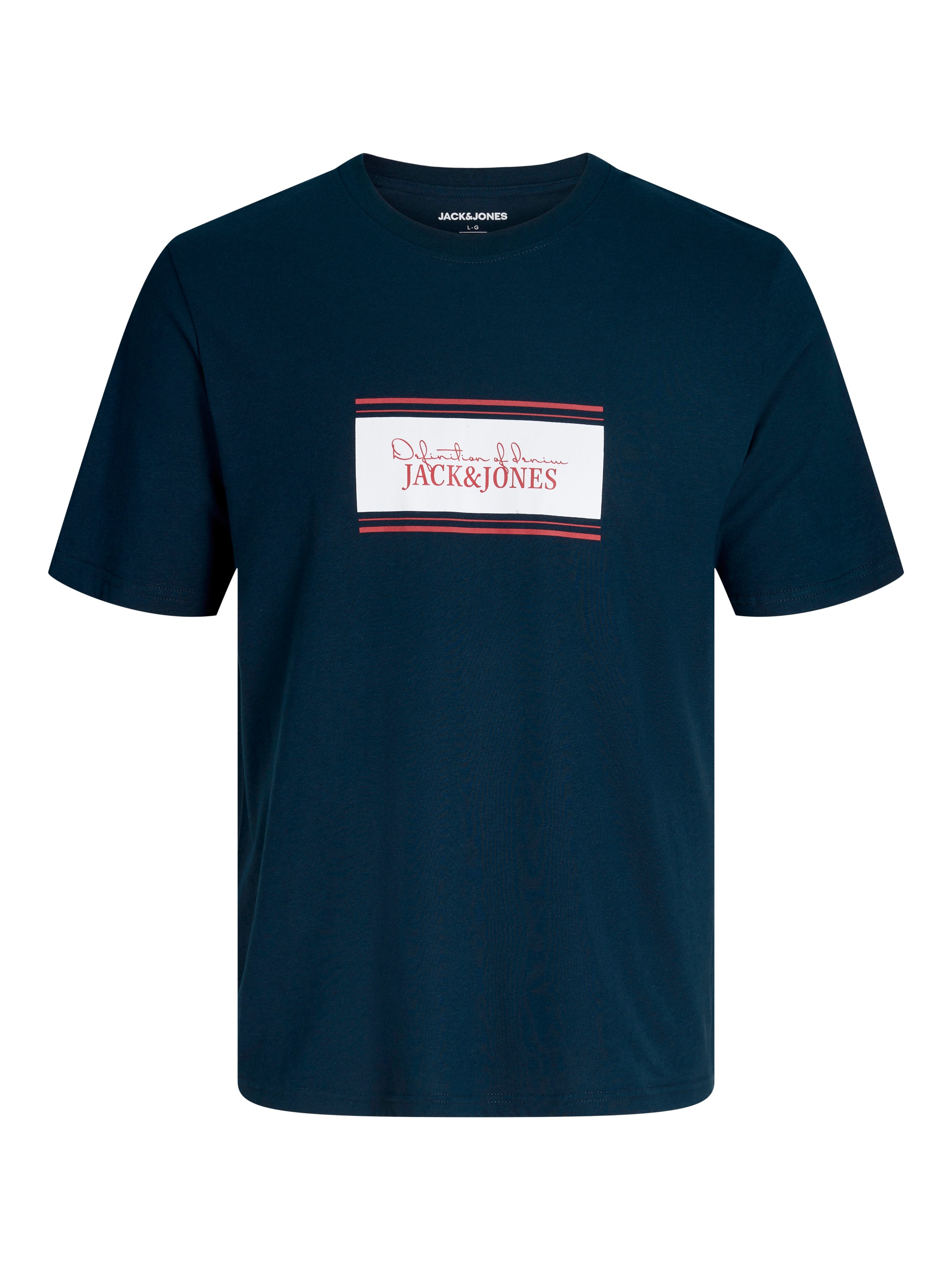 Image of Jack & Jones Rundhalsshirt "JJBUSTER TEE SS CREW NECK BTS" Baumwolle