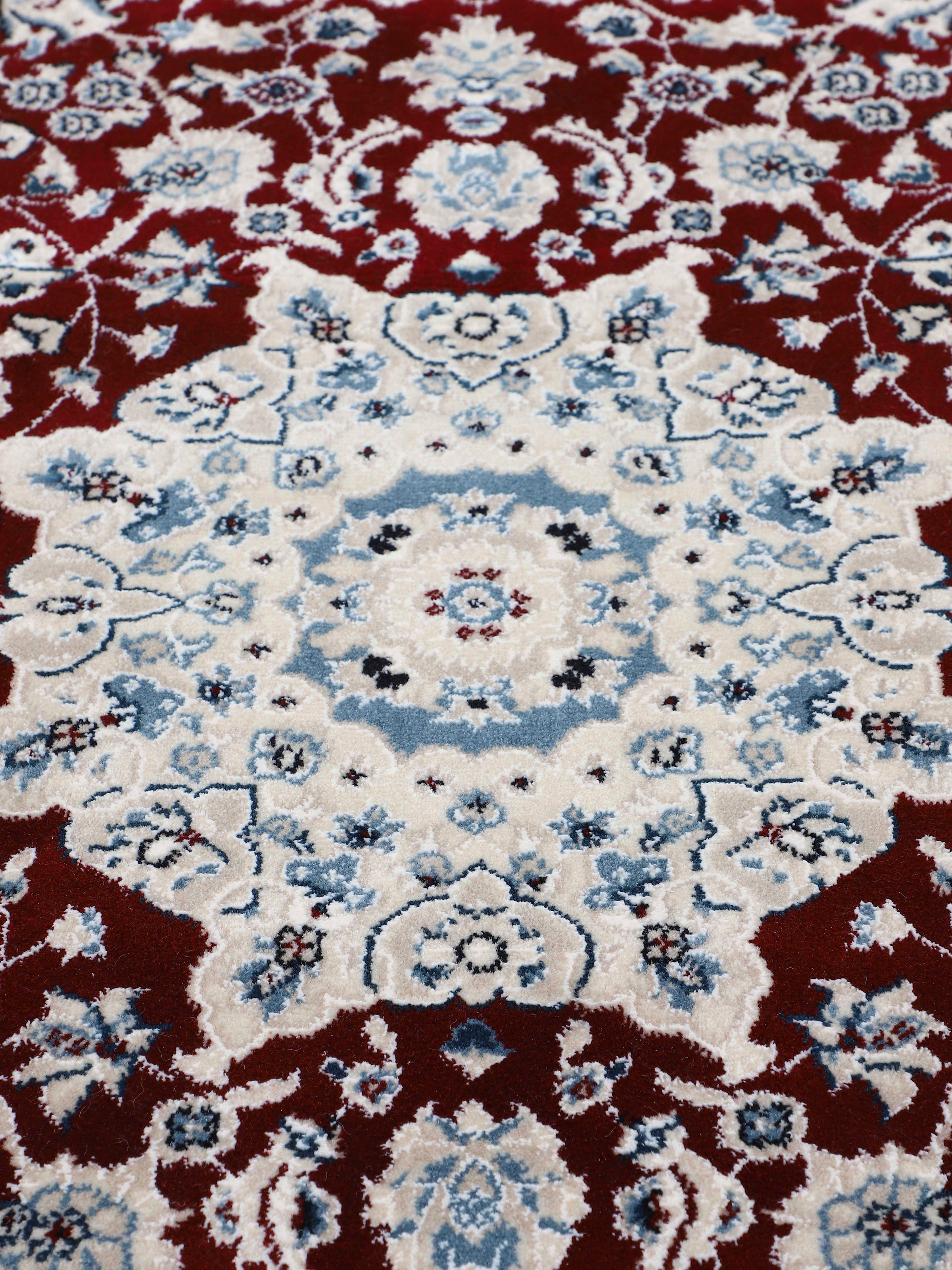 carpetfine Teppich »Nain Diane ,   auch als Läufer« rechteckig 8 mm Höhe Kurzflor mit Fransen, Vintage Orient Look, Wohnzimmer