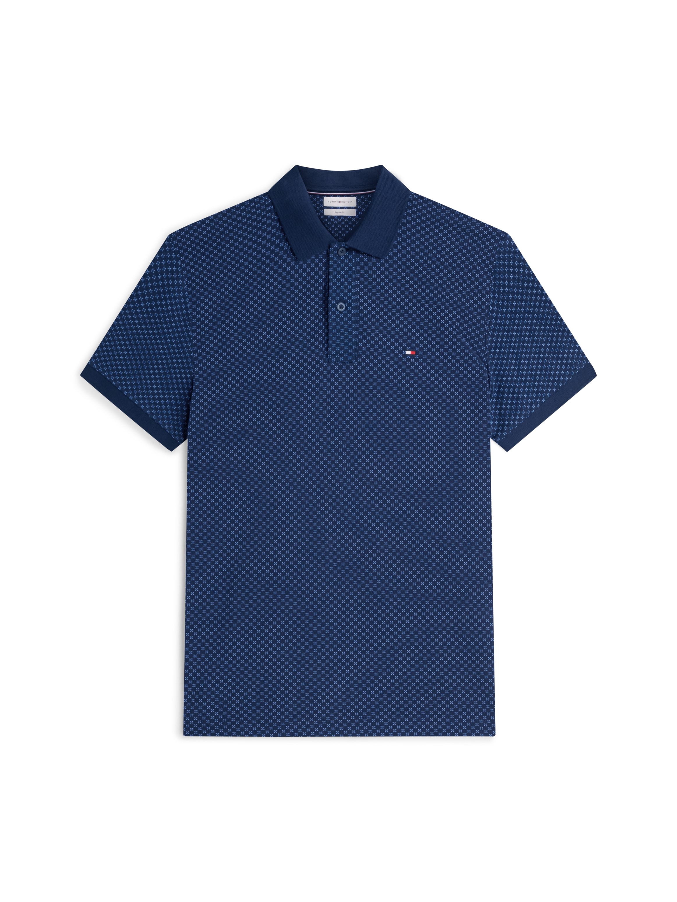 Tommy Hilfiger Polo »MICROPRINT PIQUE« avec motif géométrique, coupe régulière