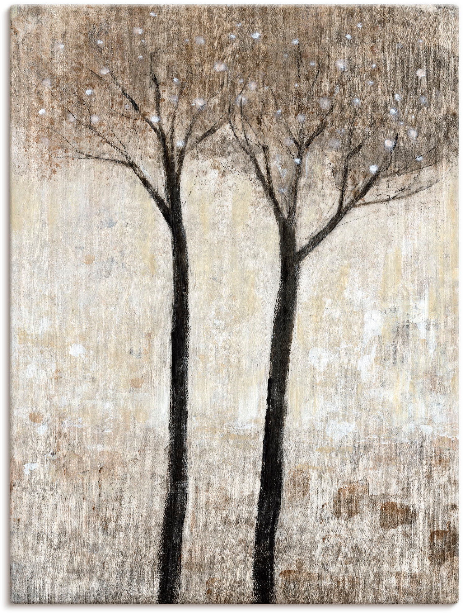 Image of Artland Leinwandbild "Blühender Baum II" Bäume 1 Stk. tlg. auf Holzrahmen gespannt