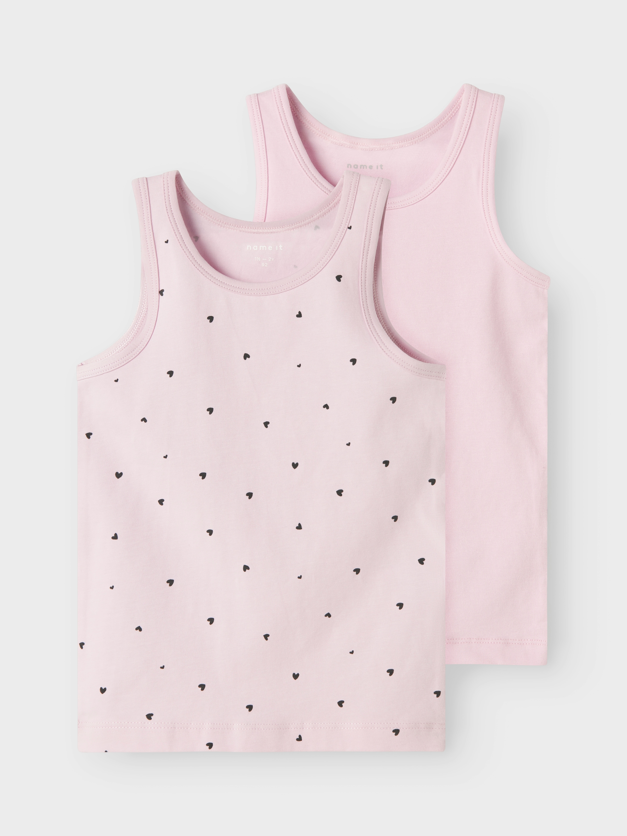 Image of Name It Unterhemd "NMFTANK TOP 2P WINSOME HEARTS NOOS" Packung, 2 Stk.