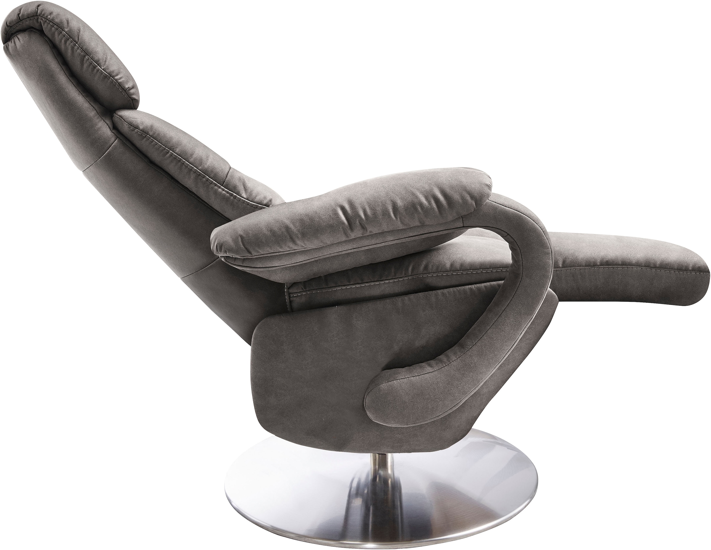 sit&more TV-Sessel »Invito mit Kopfteilverstellung & Drehfunktion, weitere Funktionen« Ergonomie M: manuelle Fussstütze & Rückenlehne