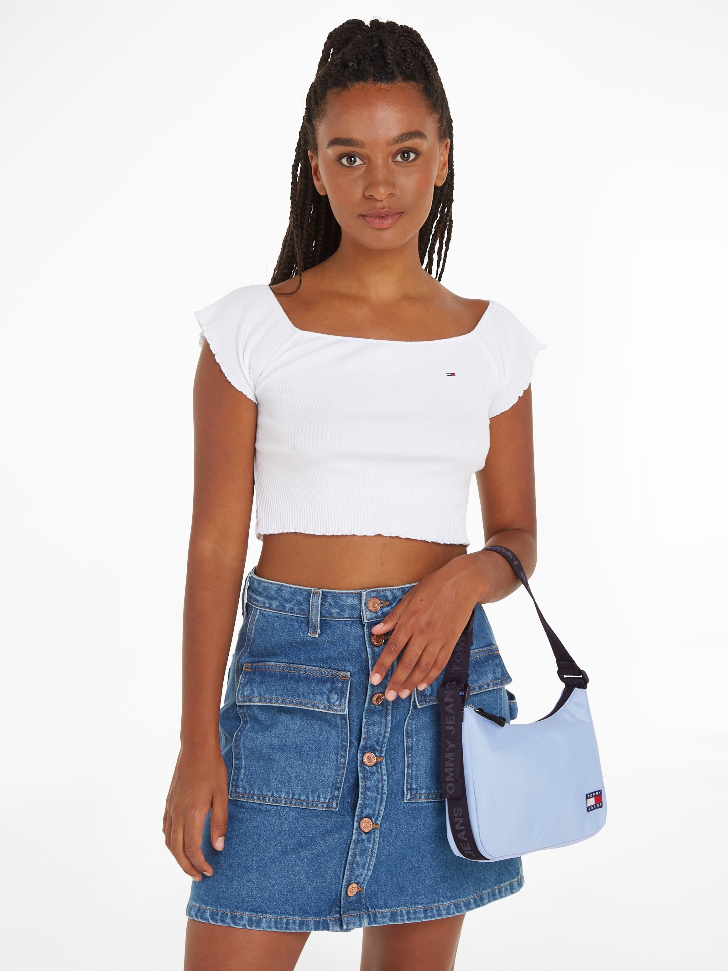 Tommy Jeans Schultertasche »TJW ESSENTIAL DAILY SHOULDER BAG«, Handtasche Damen Tasche Damen Henkeltasche Recycelte Materialien