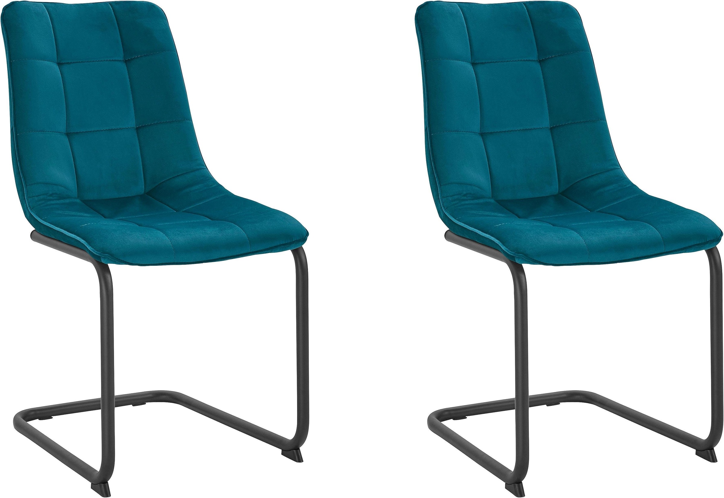 Image of HELA Freischwinger »JENNY«, (Set), 2 St., Samtvelours, 2 oder 4 Stück bei Ackermann Versand Schweiz