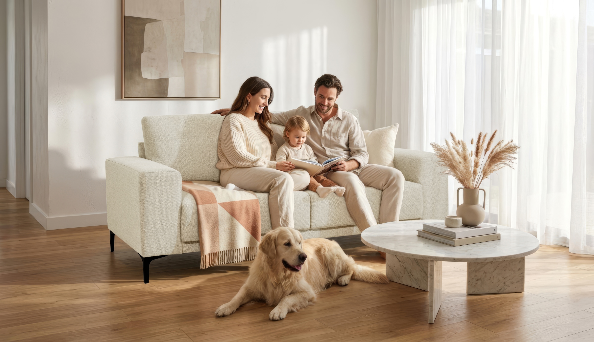 GOODproduct 2-Sitzer »Xander« Breite 164 cm, Webstoff, Soft-Touch Chenille, schwarze Metallfüsse