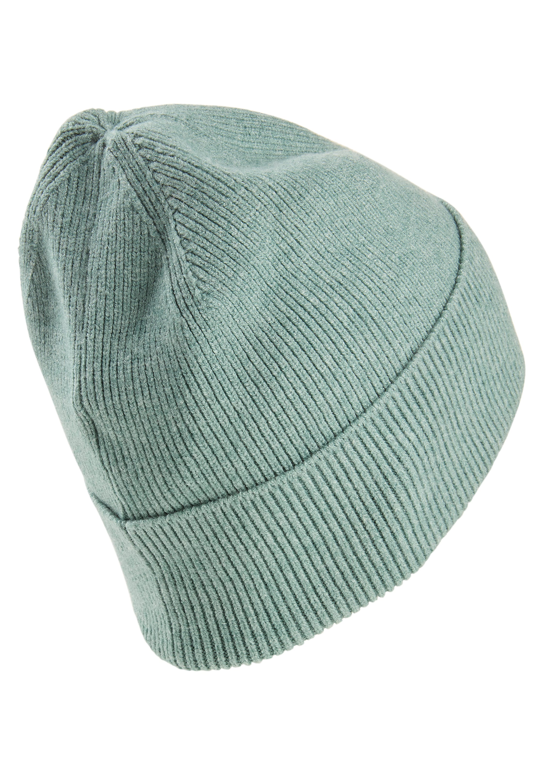 Laura Scott Strickmütze in Rippenstrick mit modischem Umschlag - NEW