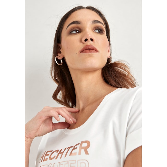 ♕ HECHTER PARIS T-Shirt, mit Markendruck versandkostenfrei auf