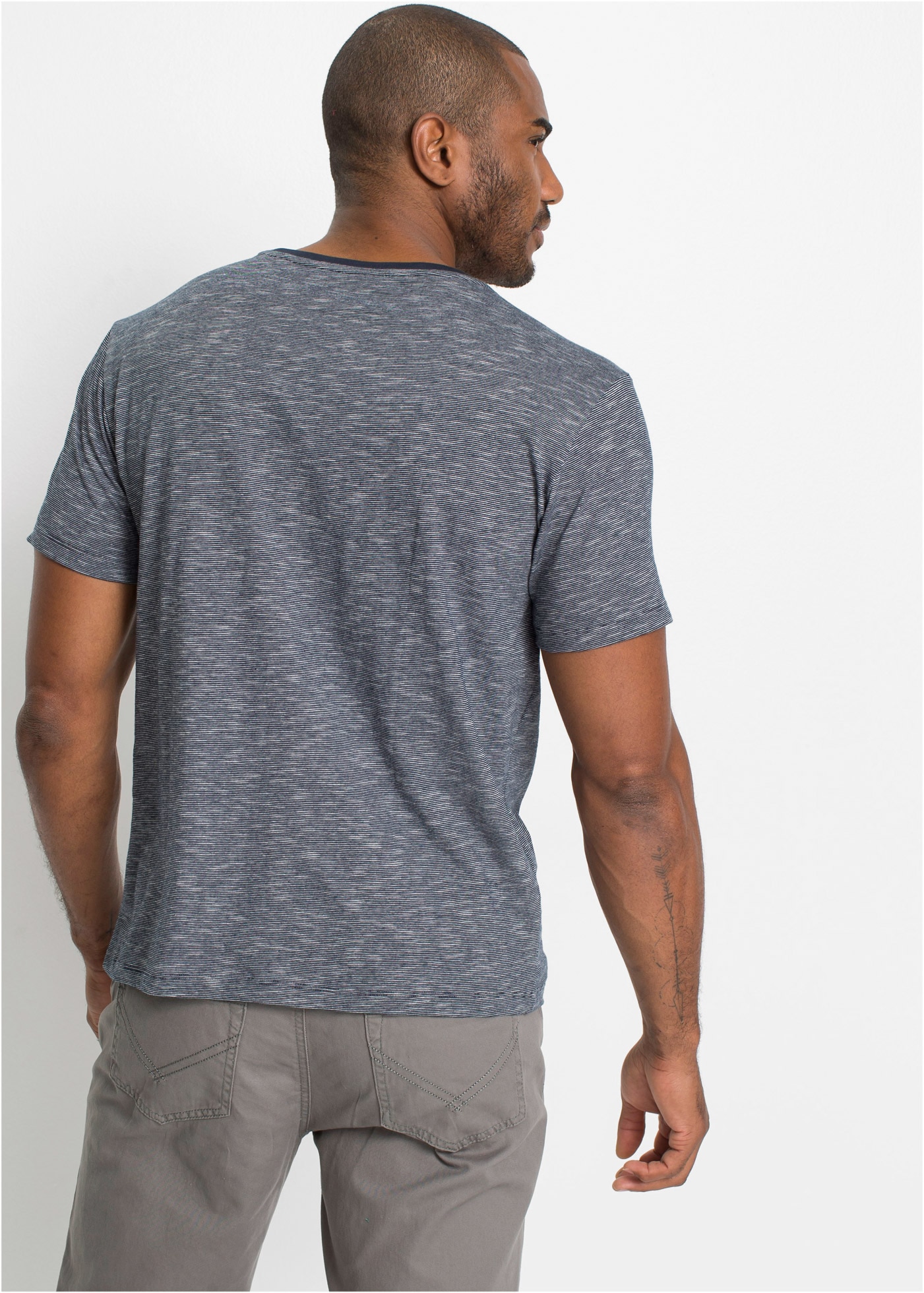 bonprix T-shirt Packung, 2 cuis Regular Fit, Kurzarm-Design, mit modischem Druck