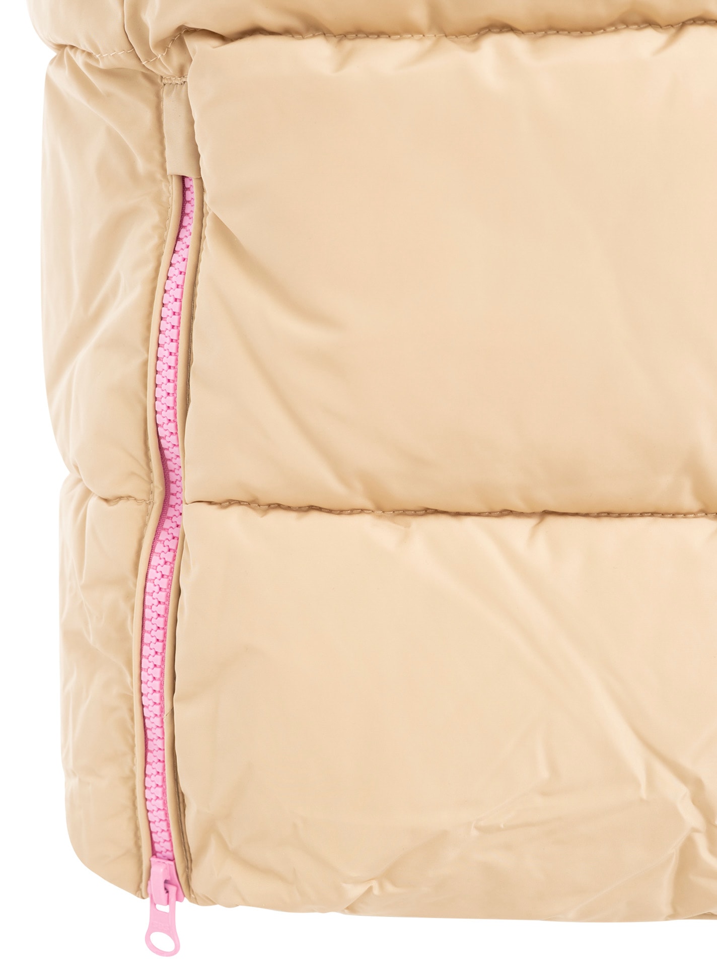 Zwillingsherz Steppweste »"Wild Hearts"«, Leo-Muster, Taschen seitlich, modisch, Doppel-Zipper, extra lang