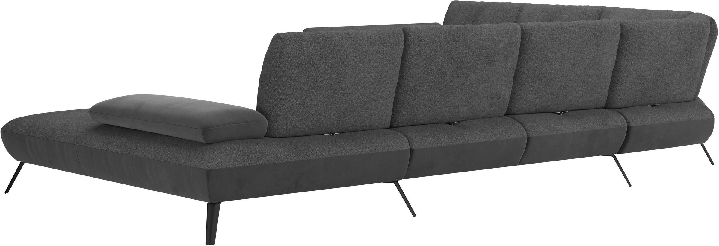 Places of Style Wohnlandschaft »Mikado U-Form«, inkl. Sitztiefenverstellung und Armteilverstellung