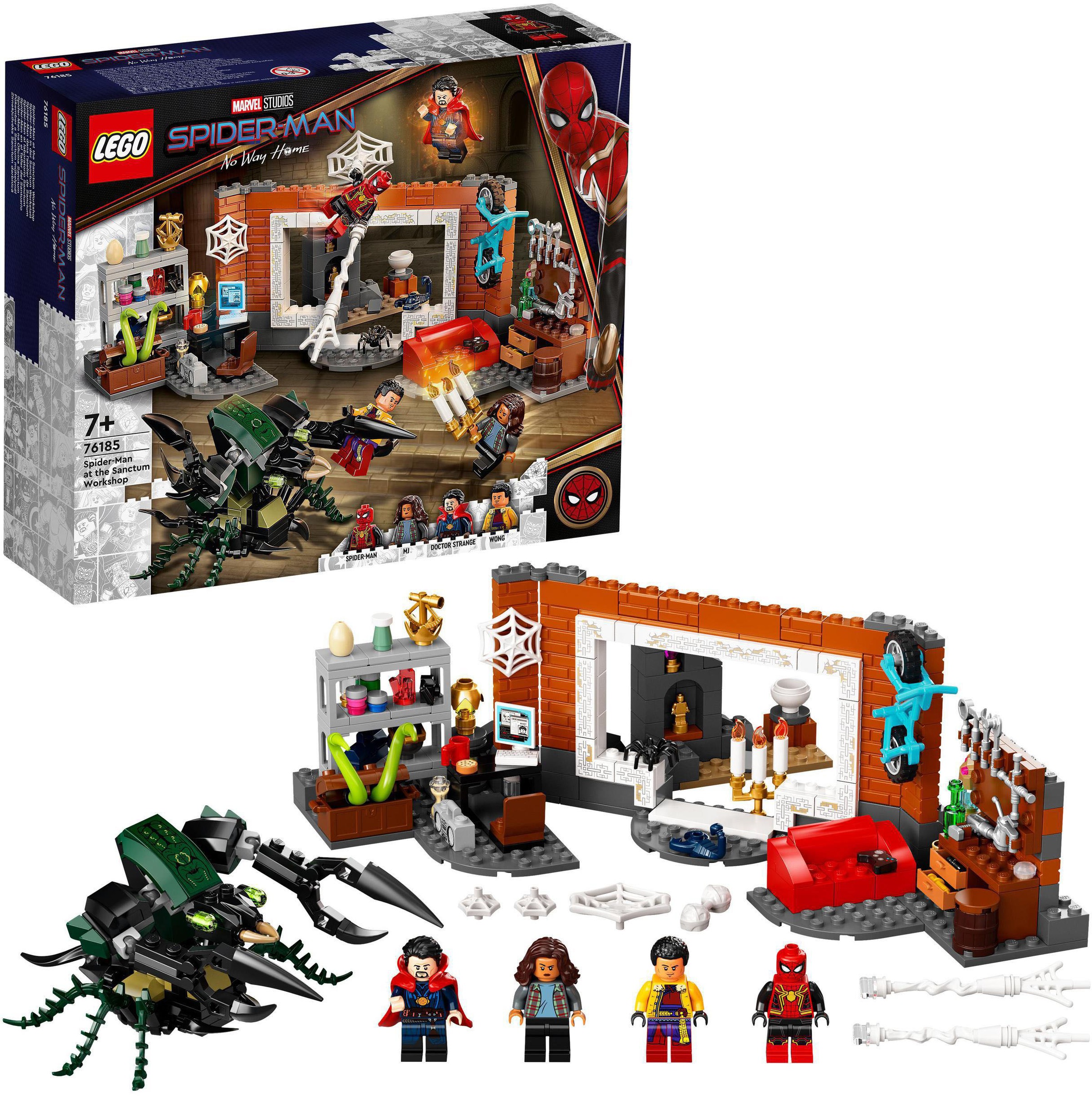 Image of LEGO® Konstruktionsspielsteine »Spider-Man in der Sanctum Werkstatt (76185), LEGO® Marvel Super Heroes«, (355 St.), Made in Europe bei Ackermann Versand Schweiz