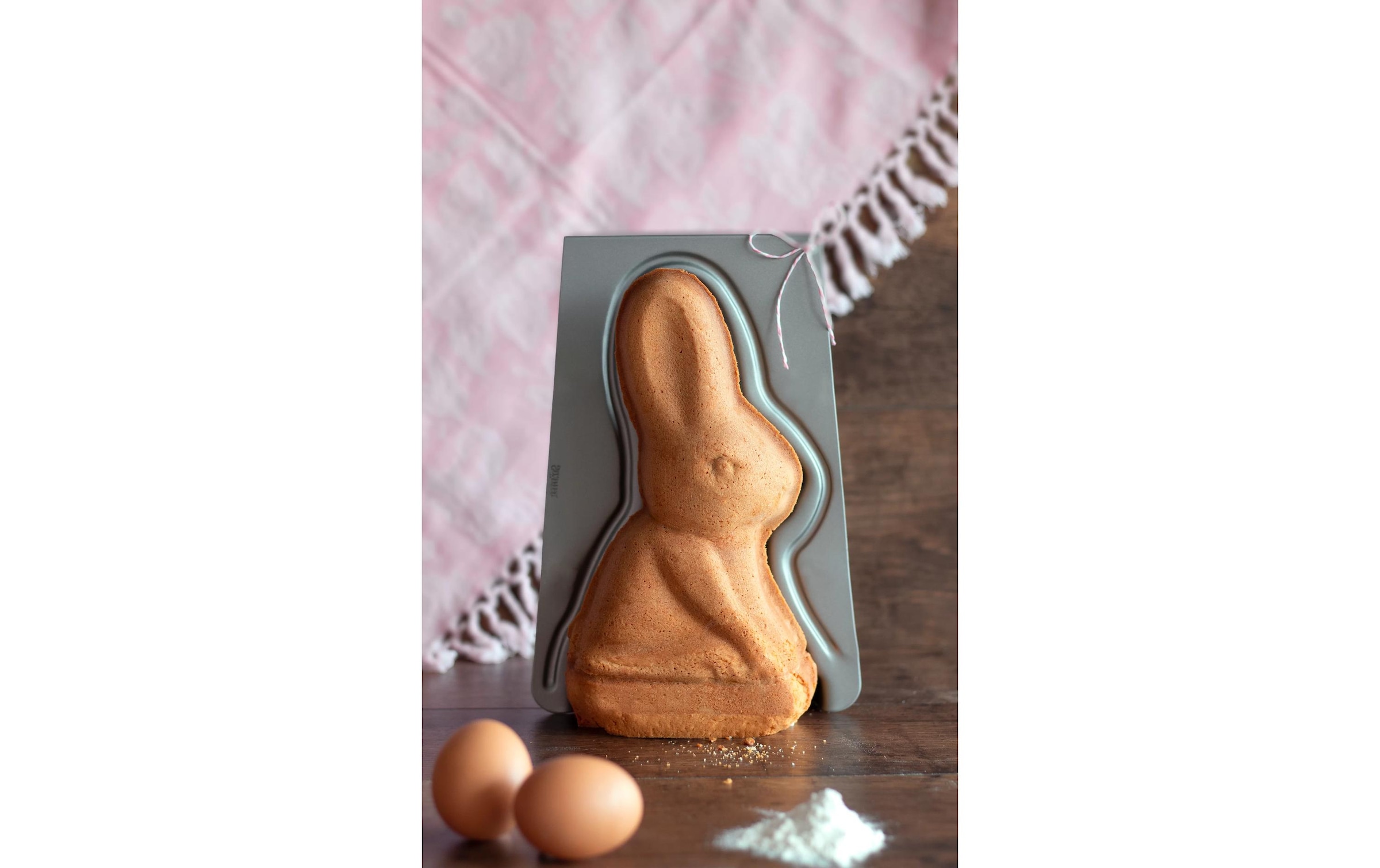 STÄDTER Moule à pâtisserie »3D Osterhäschen 18 x 26 x 8 cm«