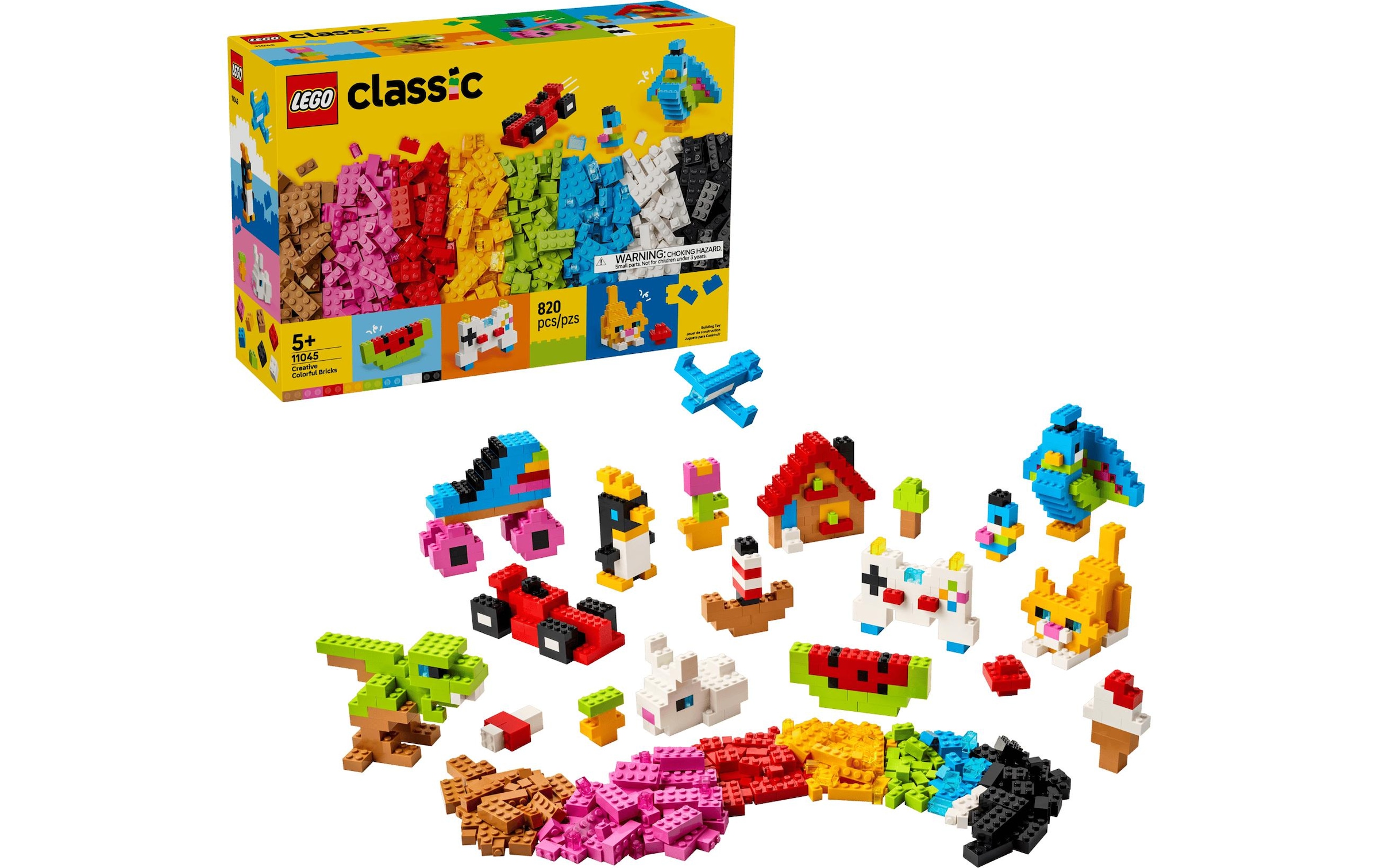 LEGO® Pions de construction »Kreative Bunte Steine (11045), LEGO Classic« fabriqué en Europe