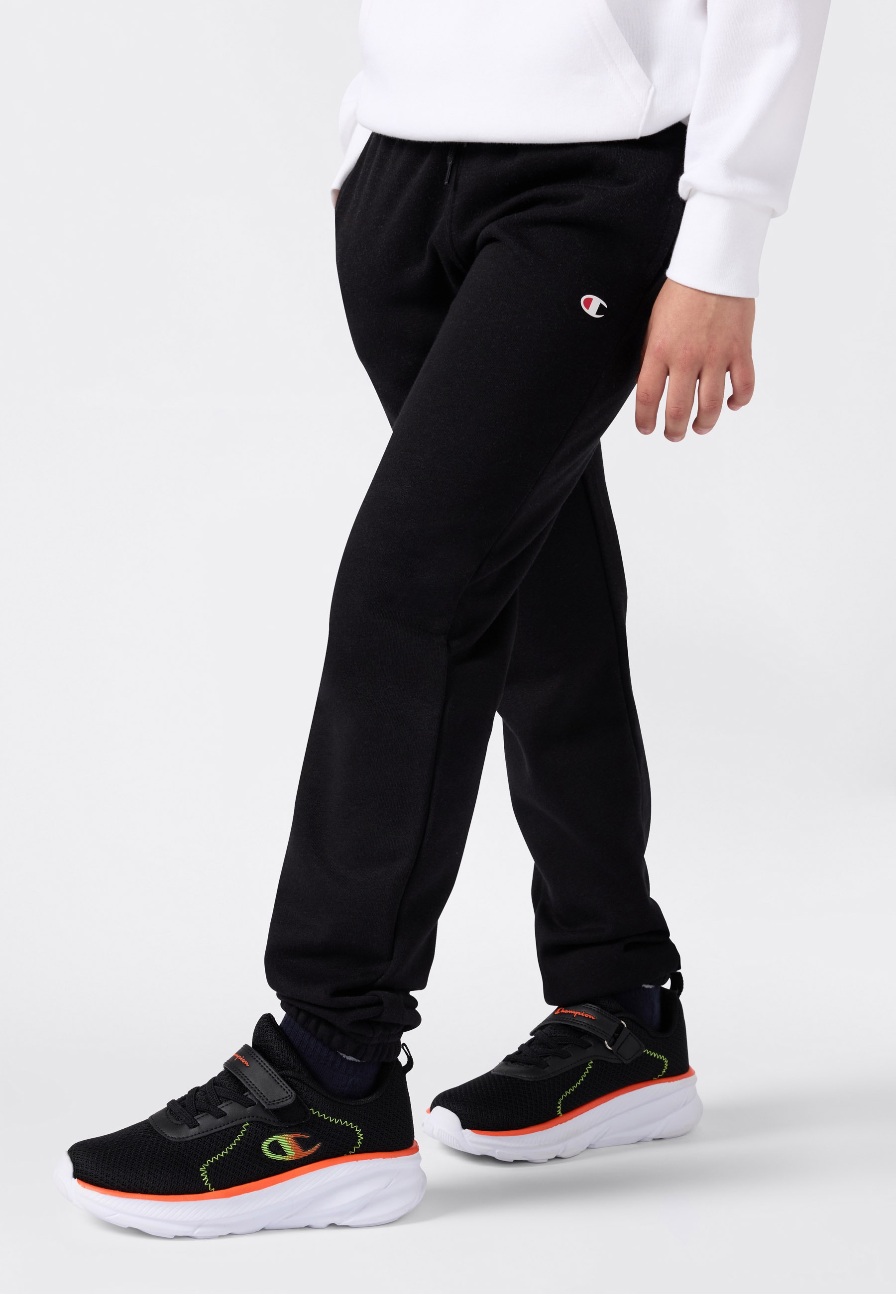 Image of Champion Jogginghose für Kinder, sportlicher Stil, aus Baumwolle und Polyester