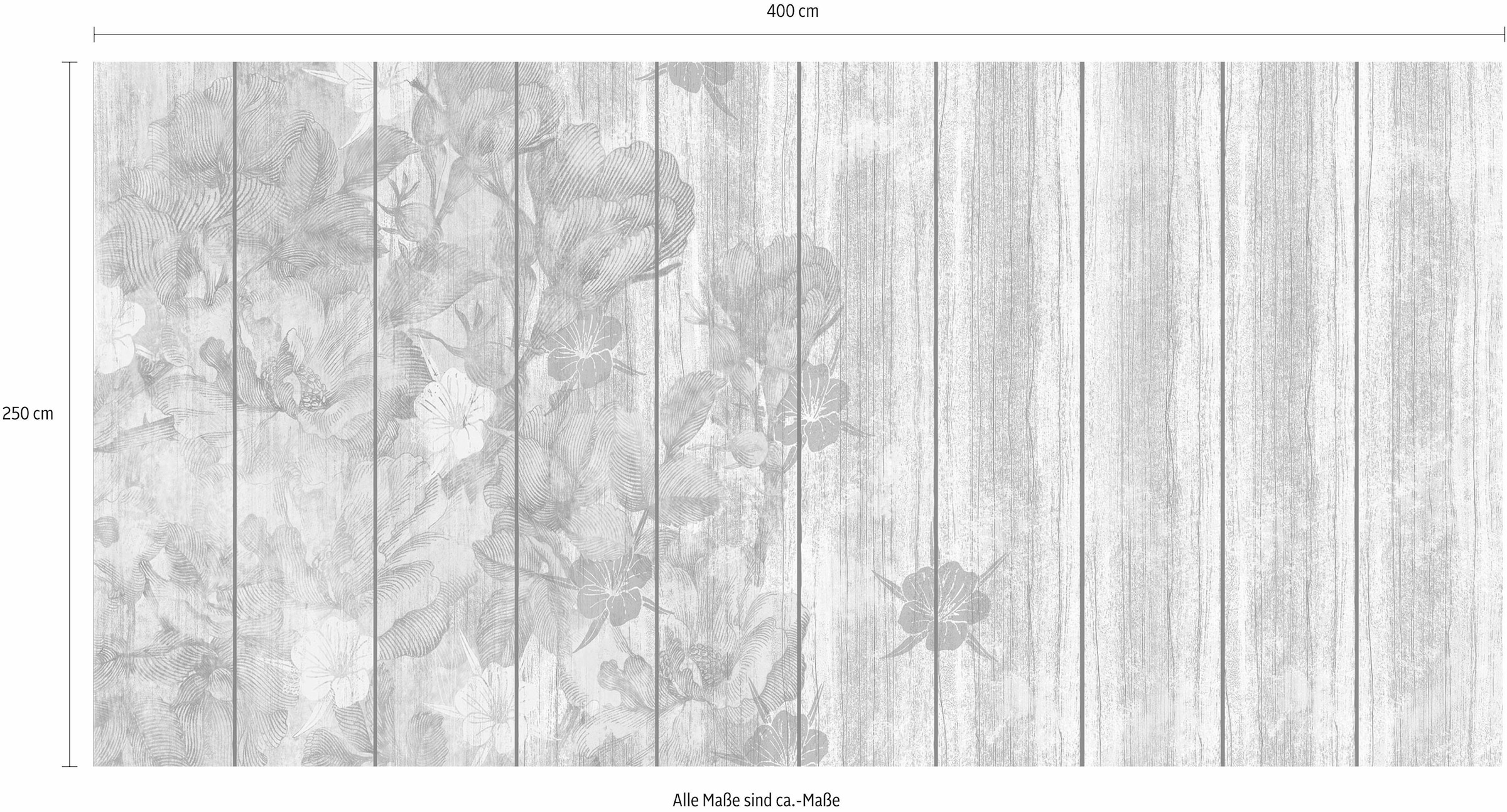 Komar Papier peint intissé »Vintage Rose« (Breite x Höhe), Vliestapete, 100 cm Bahnbreite