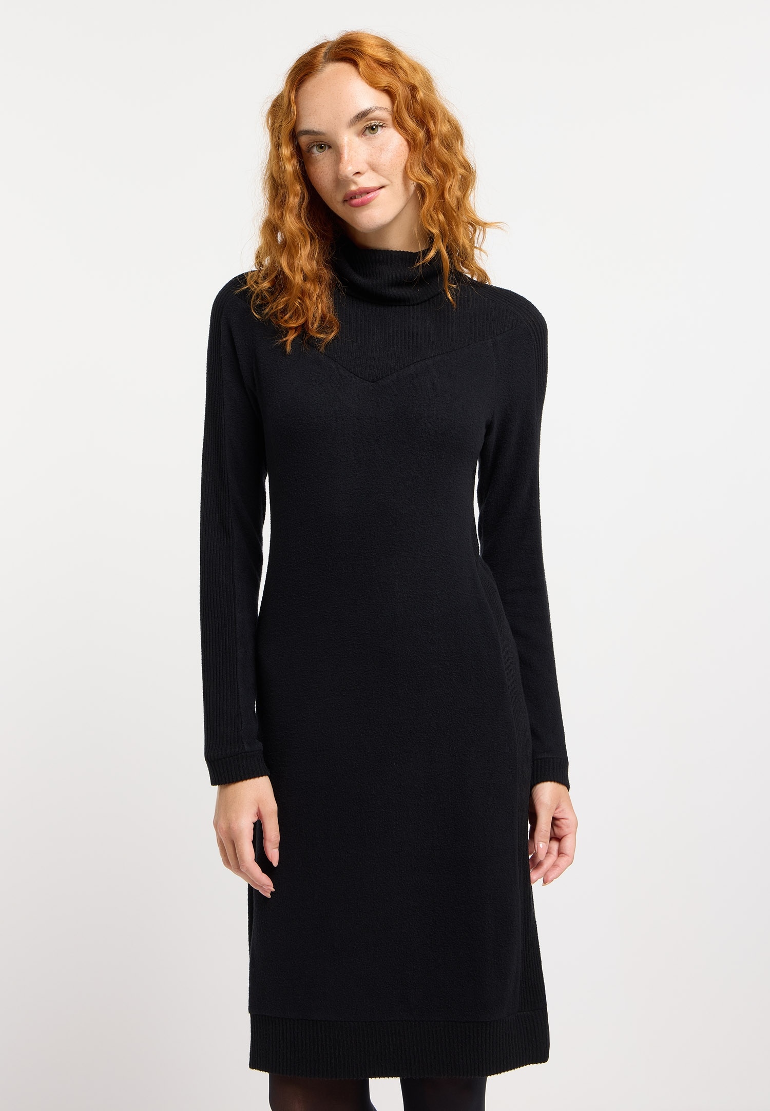 Image of Ragwear Strickkleid "PEONA" Label-Applikation am Saum für den unverkennbaren ragwear-Look