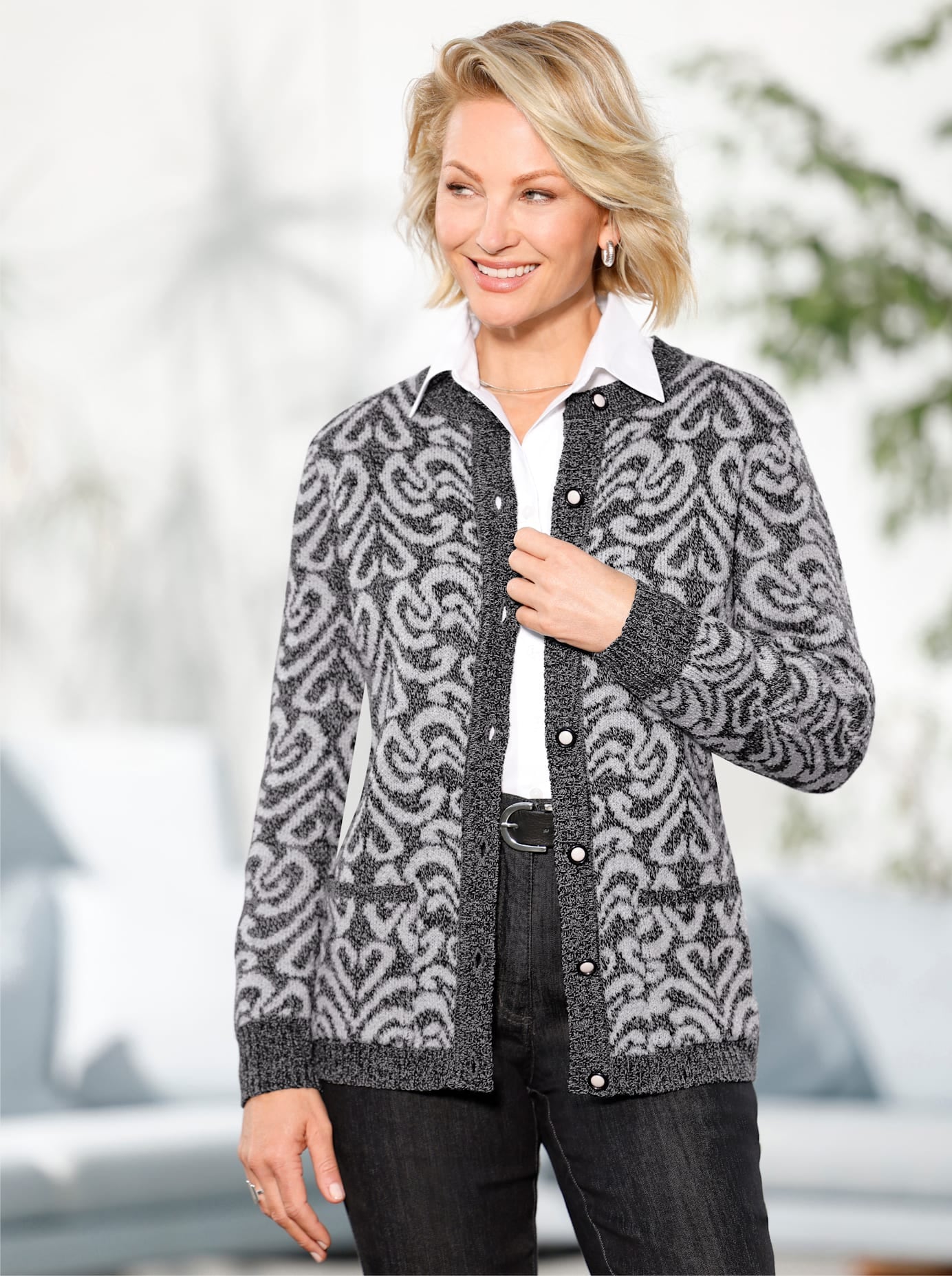 Classic Basics Strickjacke