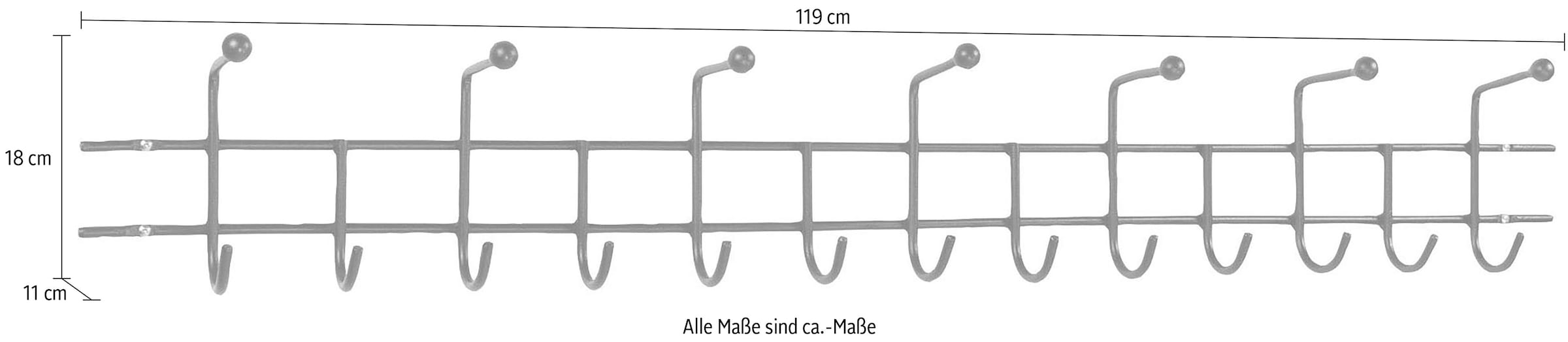 Spinder Design Porte-manteau »Barato« métal, largeur 119 cm