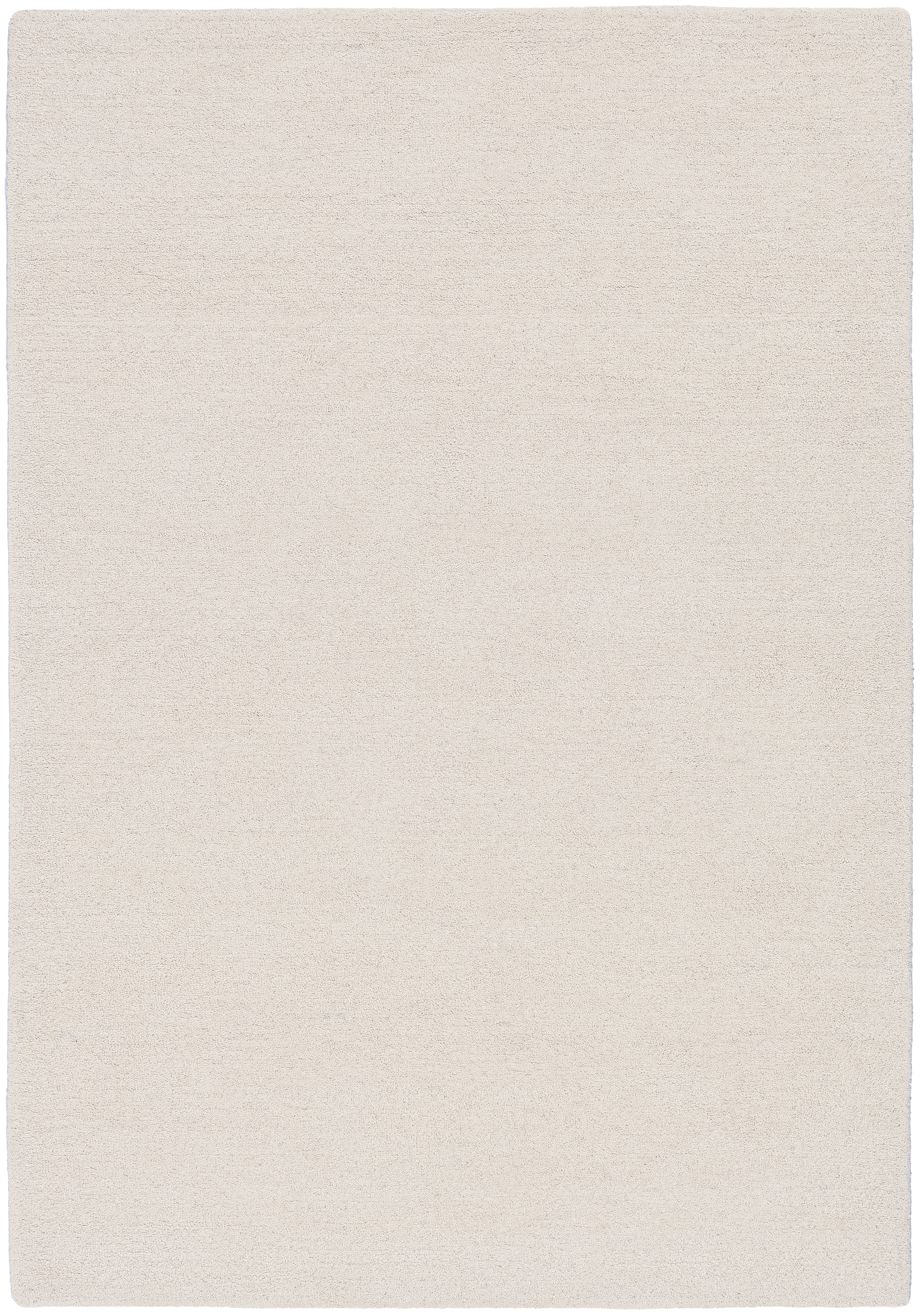 THEKO Tapis en laine »Royal Berber Uni« Rectangulaire 18 mm Höhe Berber Optik, reine Wolle, ideal im Wohnzimmer & Schlafzimmer