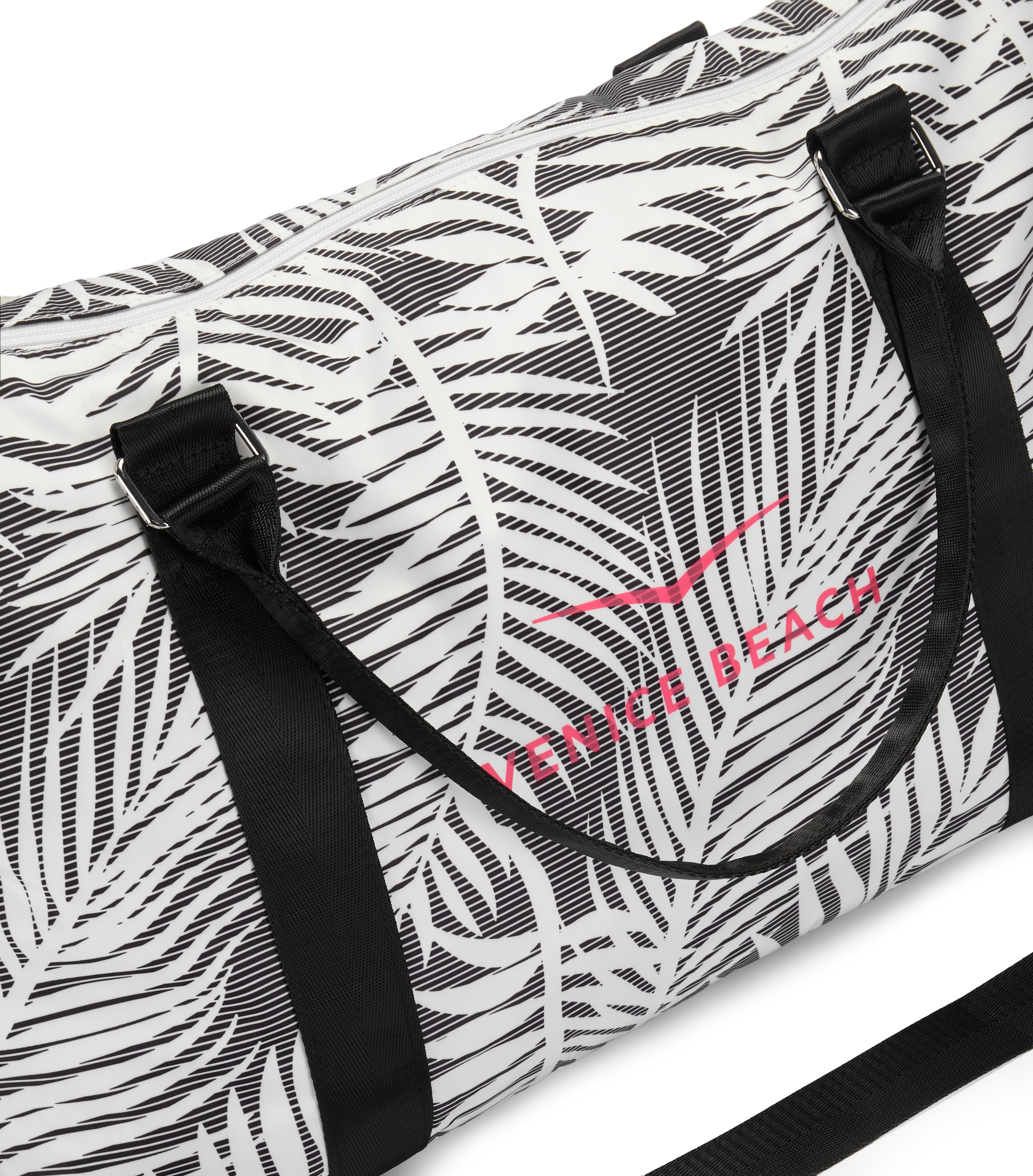 Venice Beach Sporttasche »grosse Umhängetasche, Wellnesstasche, Saunatasche, Reisetasche« Weekender, Strandtasche mit modischem Druck VEGAN